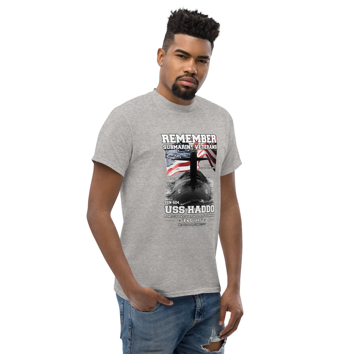 USS HADDO SSN-604 tee, Submarine Veterans Classic T-shirt, Comancha T-shirts Store,
