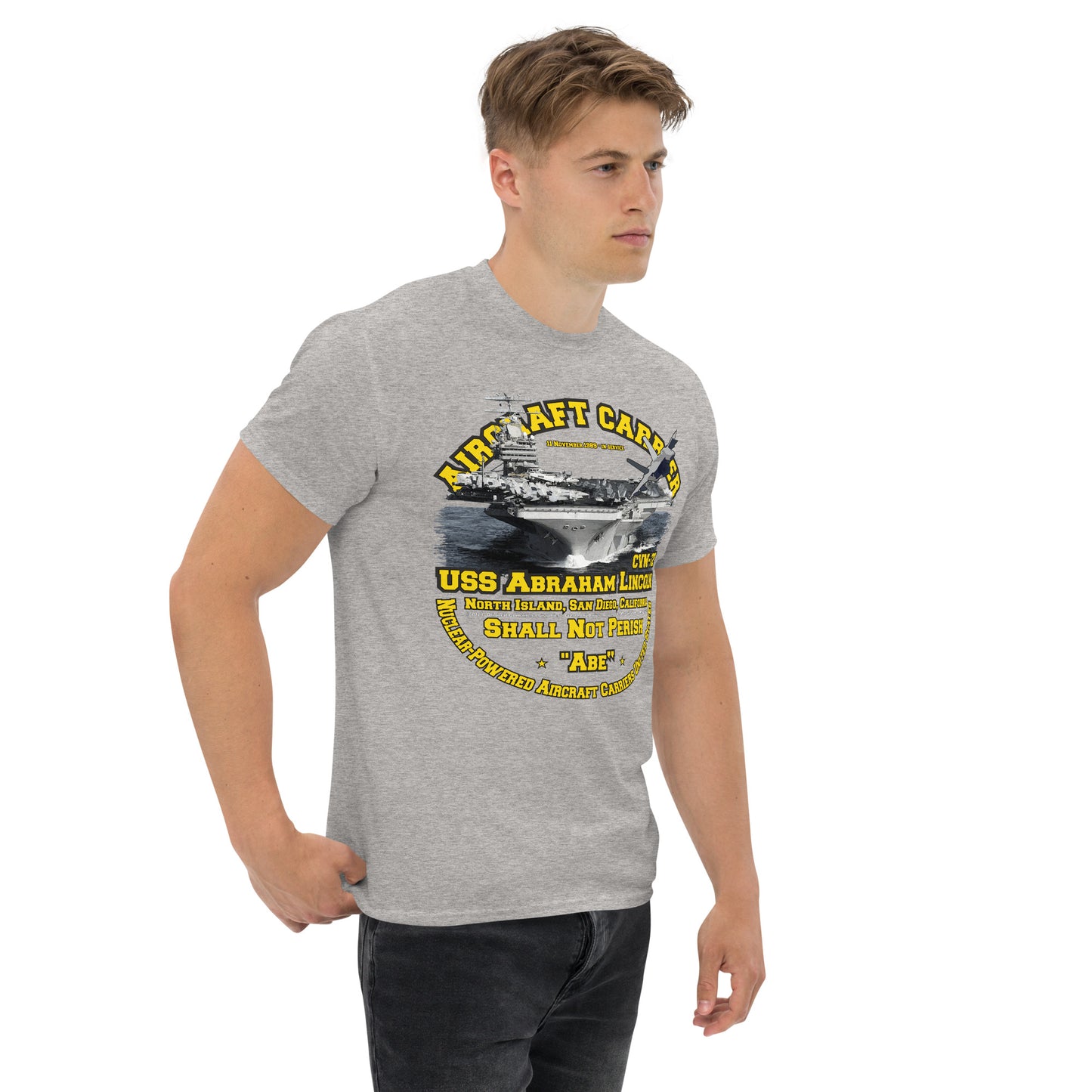 USS ABRAHAM LINCOLN CVN-72 Aircraft Carrier Veterans T-shirt, USS ABRAHAM LINCOLN T-shirt, comancha shirt shop,