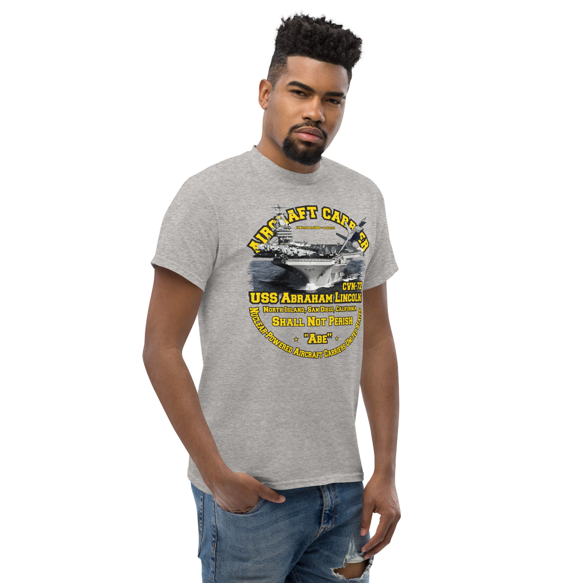 USS ABRAHAM LINCOLN CVN-72 Aircraft Carrier Veterans T-shirt, USS ABRAHAM LINCOLN T-shirt, comancha shirt shop,