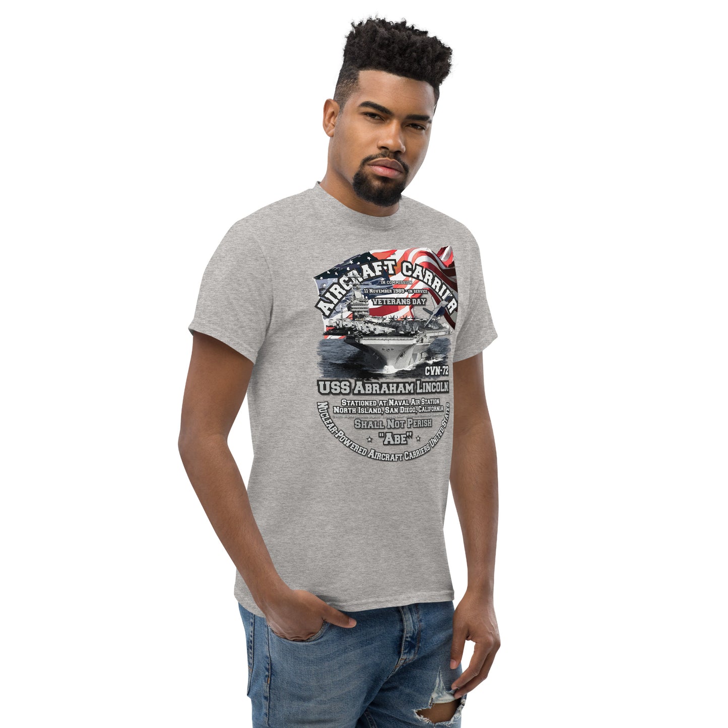 USS ABRAHAM LINCOLN CVN-72 Aircraft Carrier Veterans T-shirt, USS ABRAHAM LINCOLN T-shirt, comancha shirt shop,