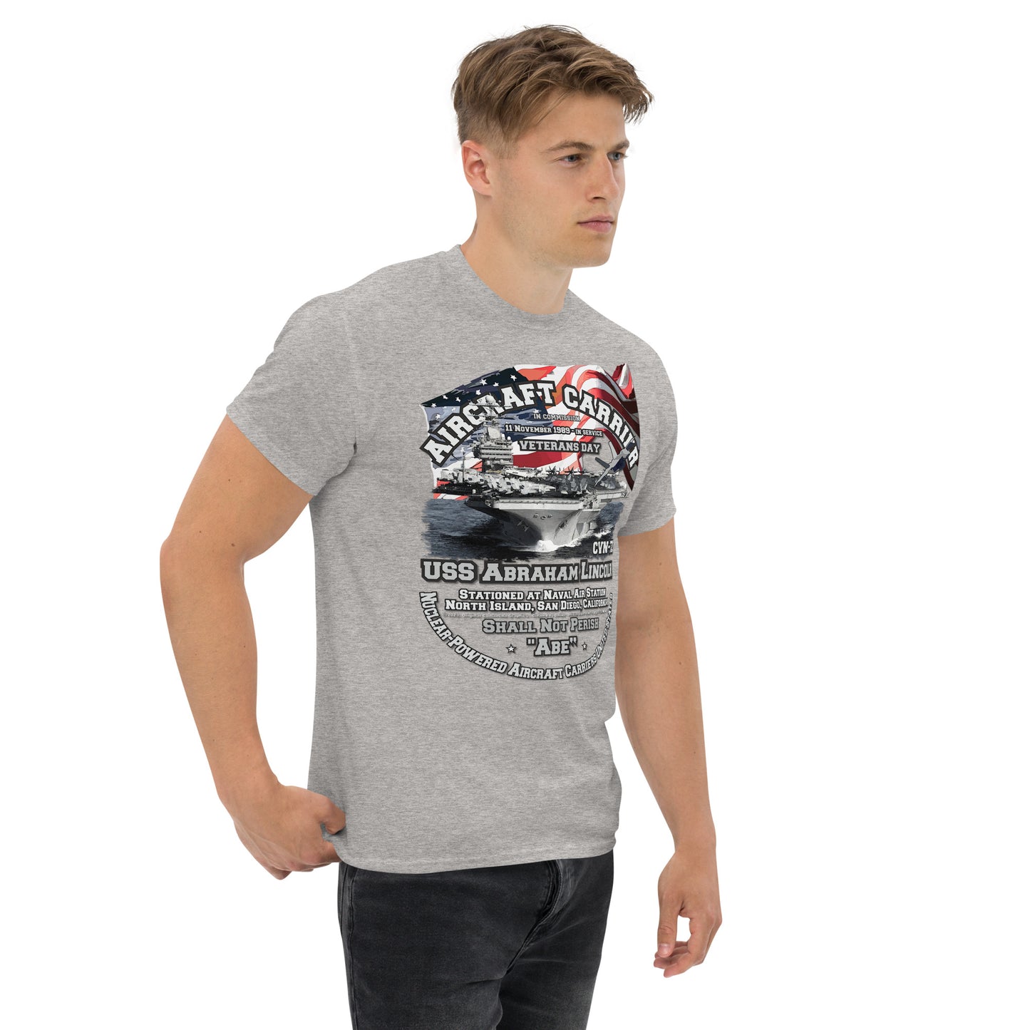 USS ABRAHAM LINCOLN CVN-72 Aircraft Carrier Veterans T-shirt, USS ABRAHAM LINCOLN T-shirt, comancha shirt shop,