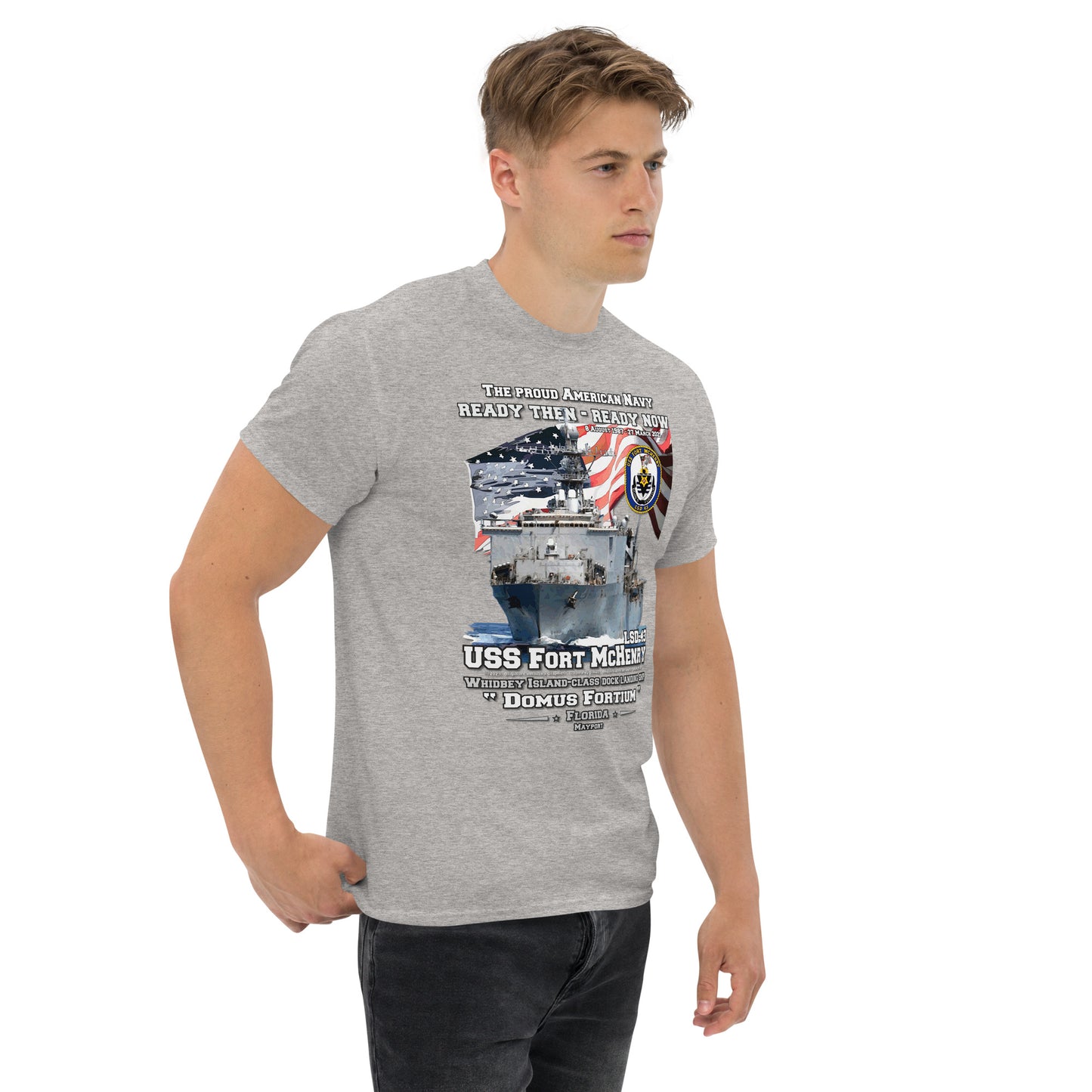 USS FORT McHENRY LSD-43 t-shirt, US Navy Veterans Tee, Dock landing Ship Veterans T-shirt, Comancha Navy Veterans T-shirt,