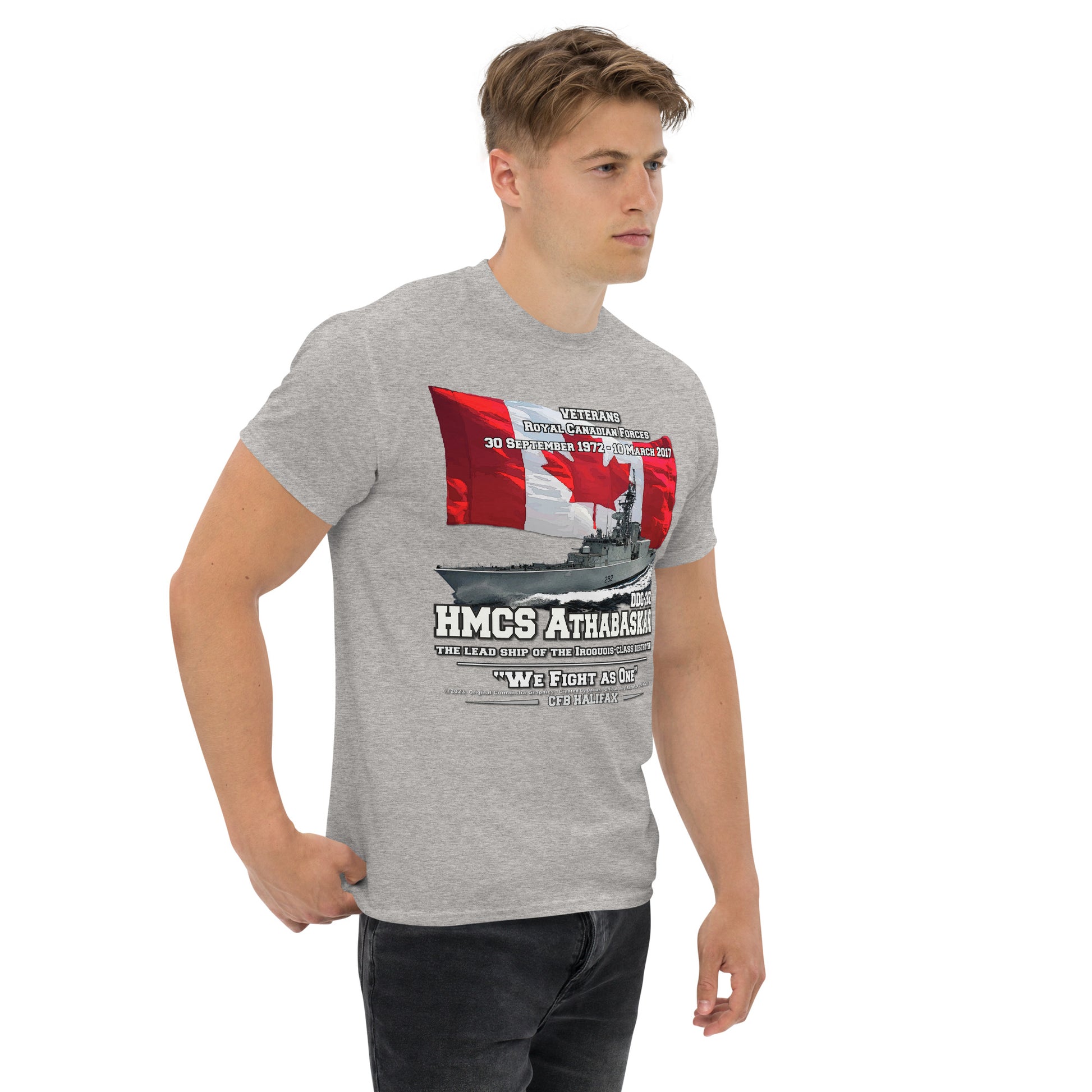 HMCS ATHABASKAN DDG-282 tee, Canadian Destroyer Veterans T-shirt, HMCS ATHABASKAN DDG-282 T-shirt, comancha.us
