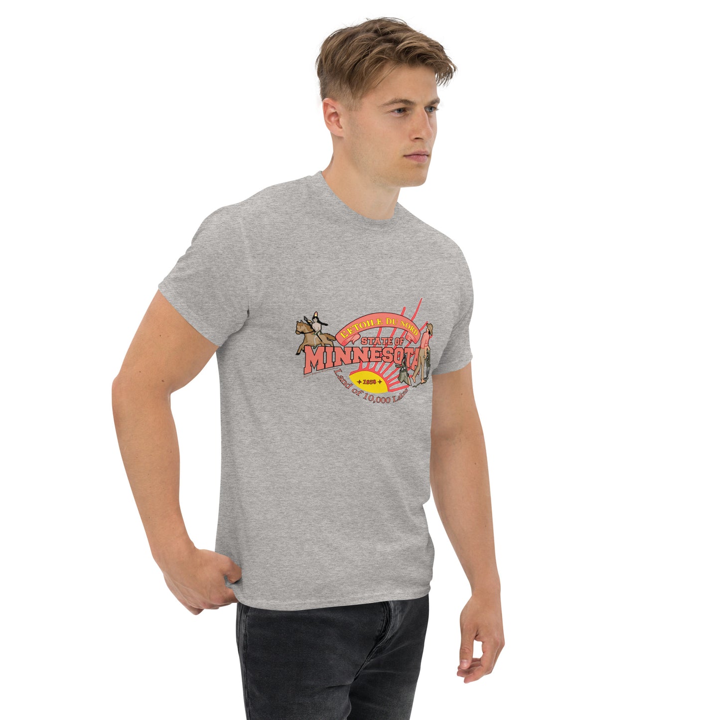 Minnesota tee, Minnesota USA T-shirt,Minnesota State T-Shirt, Comancha Graphics,