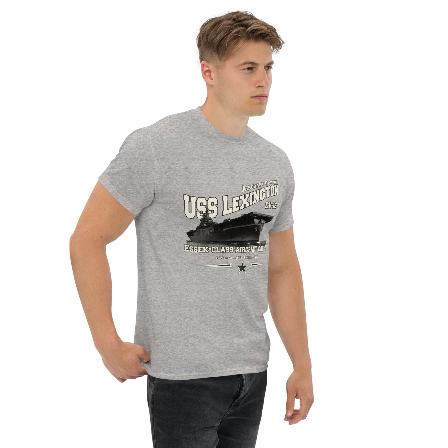 USS LEXINGTON tee, US NAvy tee,USS LEXINGTON CV-16 tee,aircraft carrier veterans T-shirt, Property Comancha Graphics,