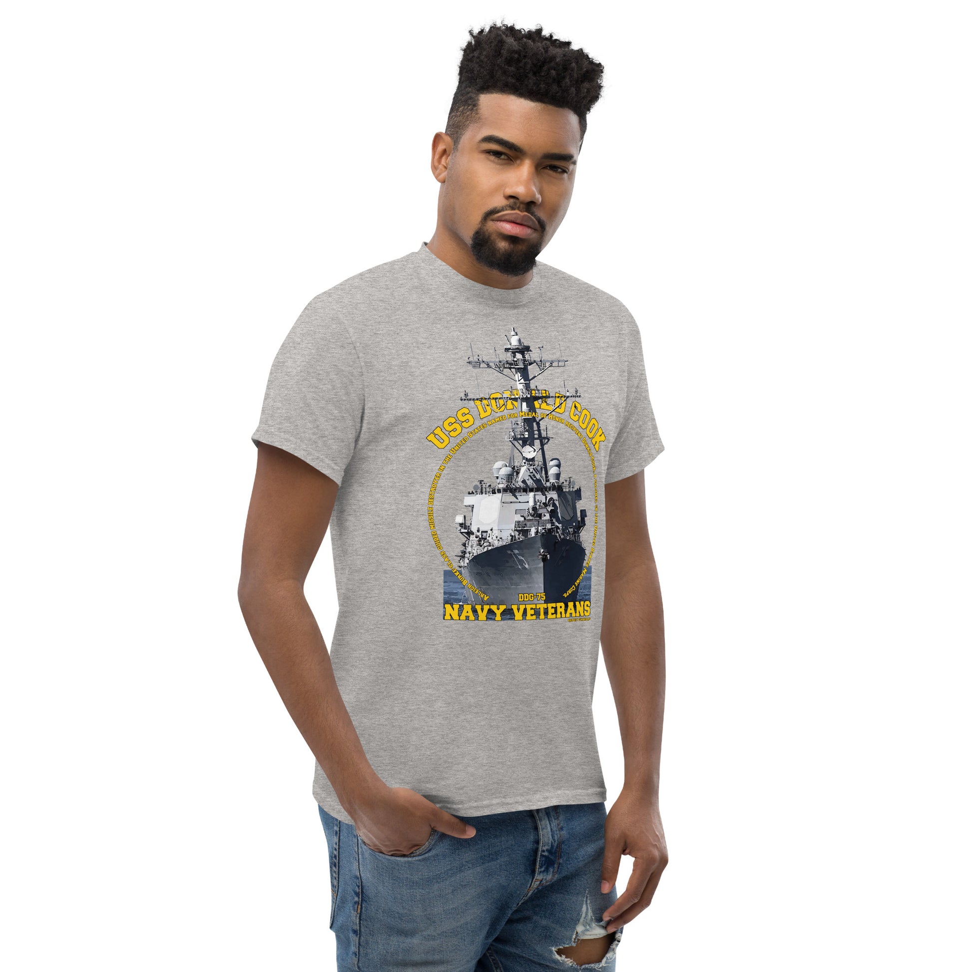 USS Donald Cook DDG-75 T-shirt,USS Donald Cook T-shirt, Comancha Graphics,