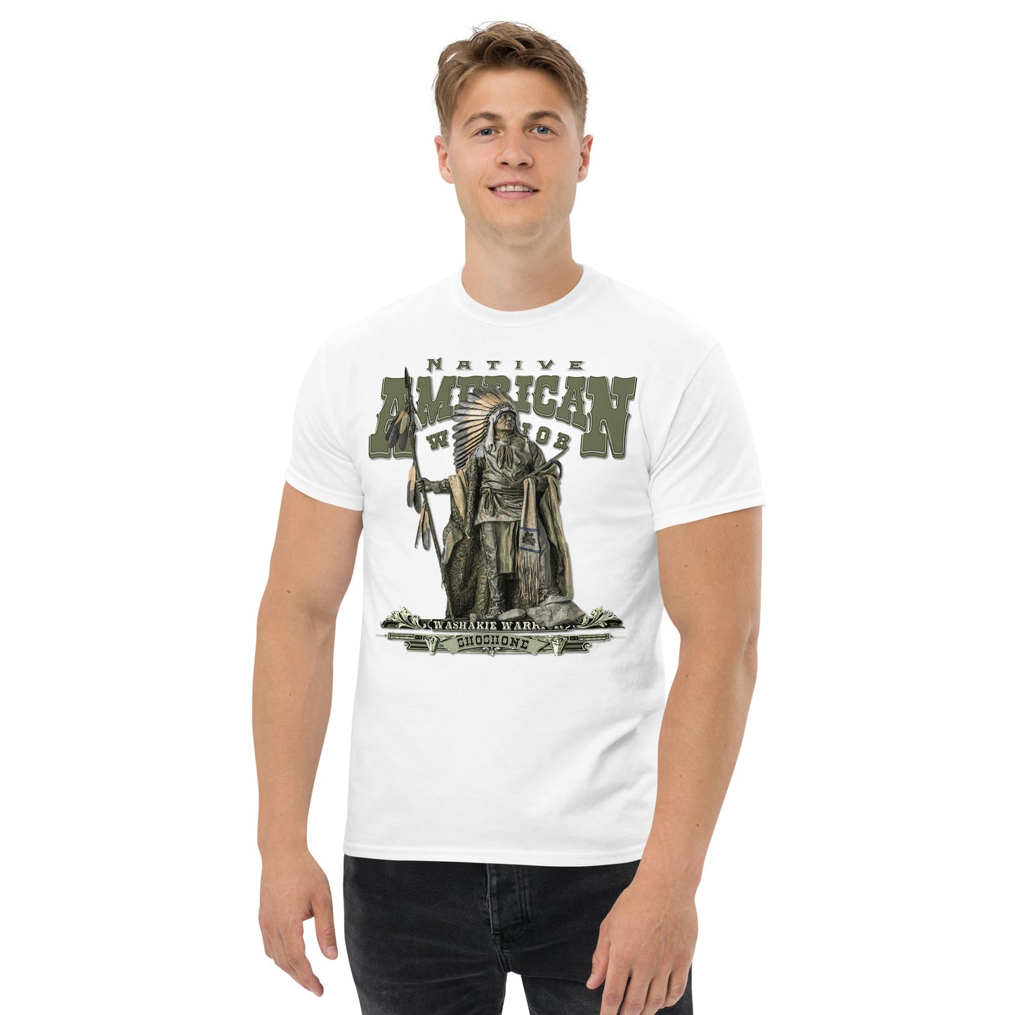 Washakie Warrior T-shirt - Shoshone