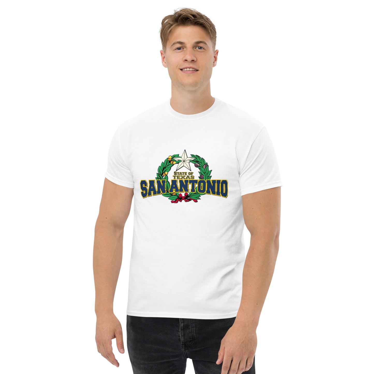 San Antonio - Texas state, T-Shirt Comancha.us