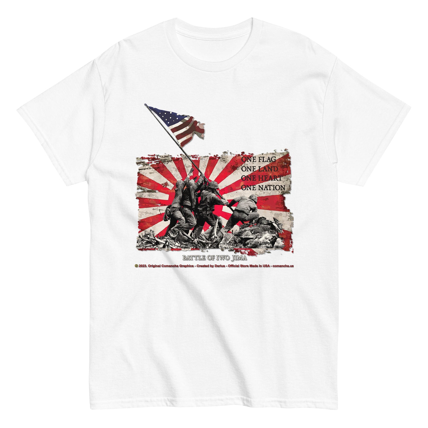 Battle of Iwo Jima T-Shirt, Comancha Graphics,