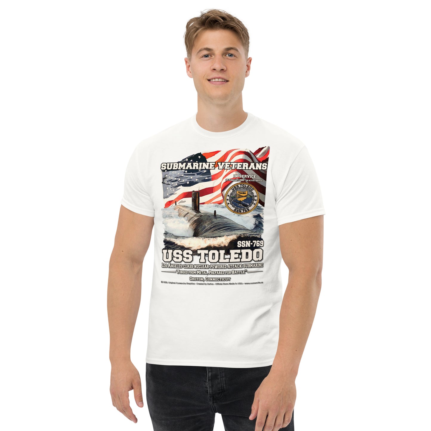 USS TOLEDO SSN-769 Attack Submarine t-shirt