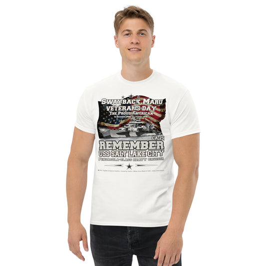 USS SALT LAKE CITY SSN-716 Heavy Cruiser Veterans classic t-shirt, Comancha T-shirts,