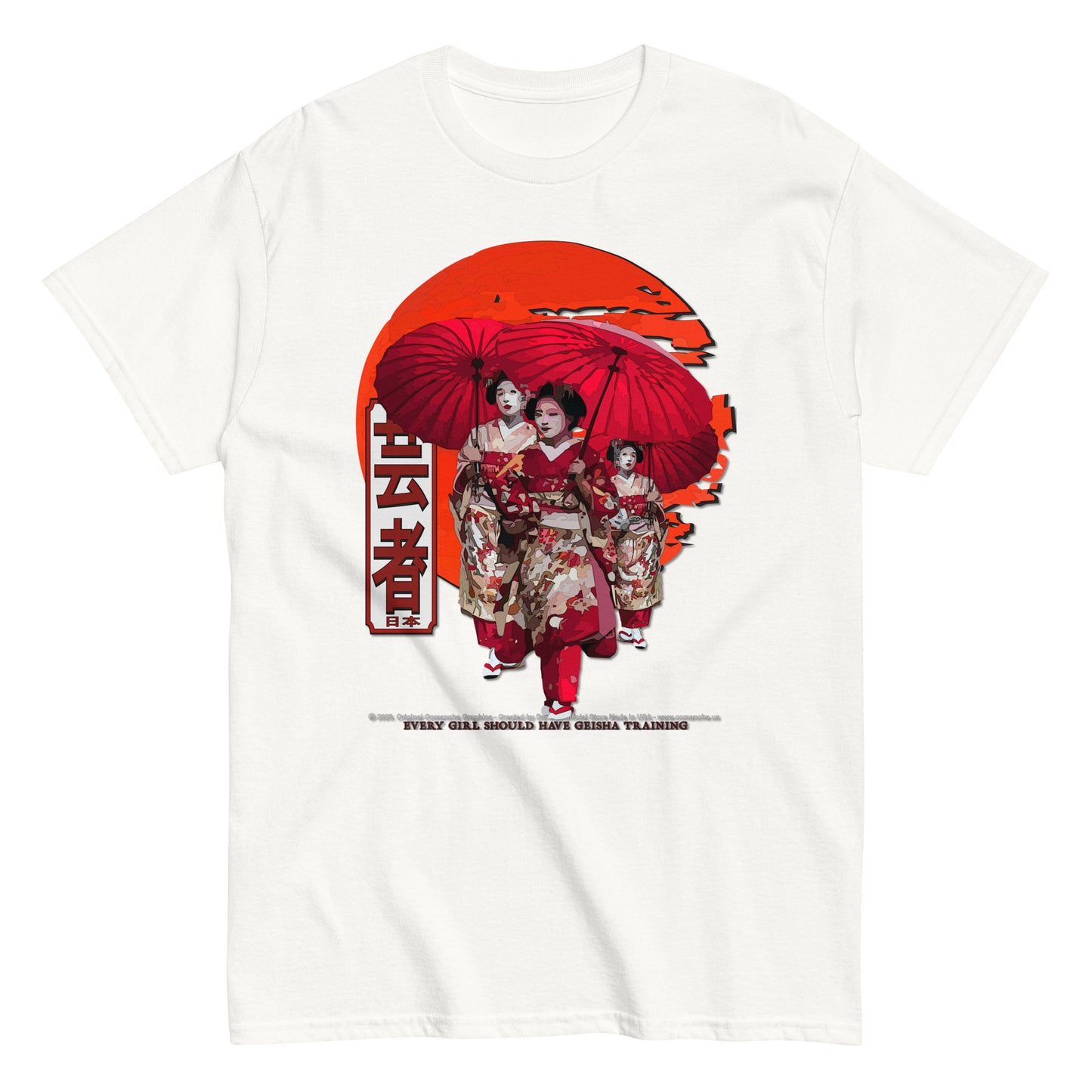 GEISHA - Japanese Tradition T-Shirt, Comancha Japanese Tradition T-shirts,