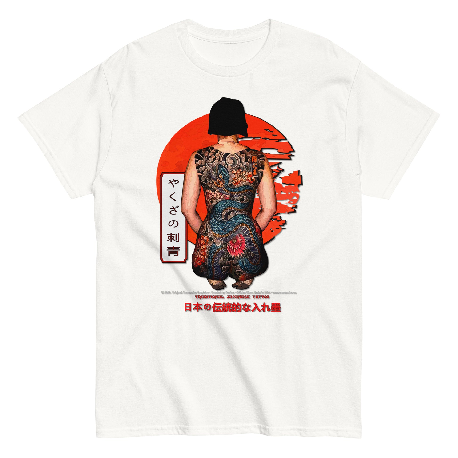 JAPANESE TATOO - Japanese Tradition T-Shirt, Jakuza Tatoo, Comancha T-shirts,