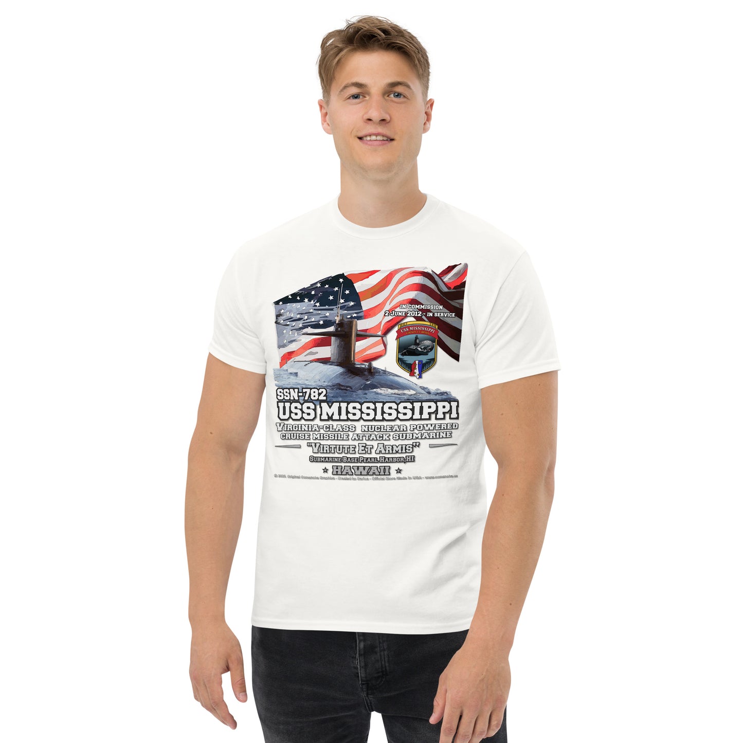 USS MISSISSIPPI SSN-782 Submarine T-Shirt