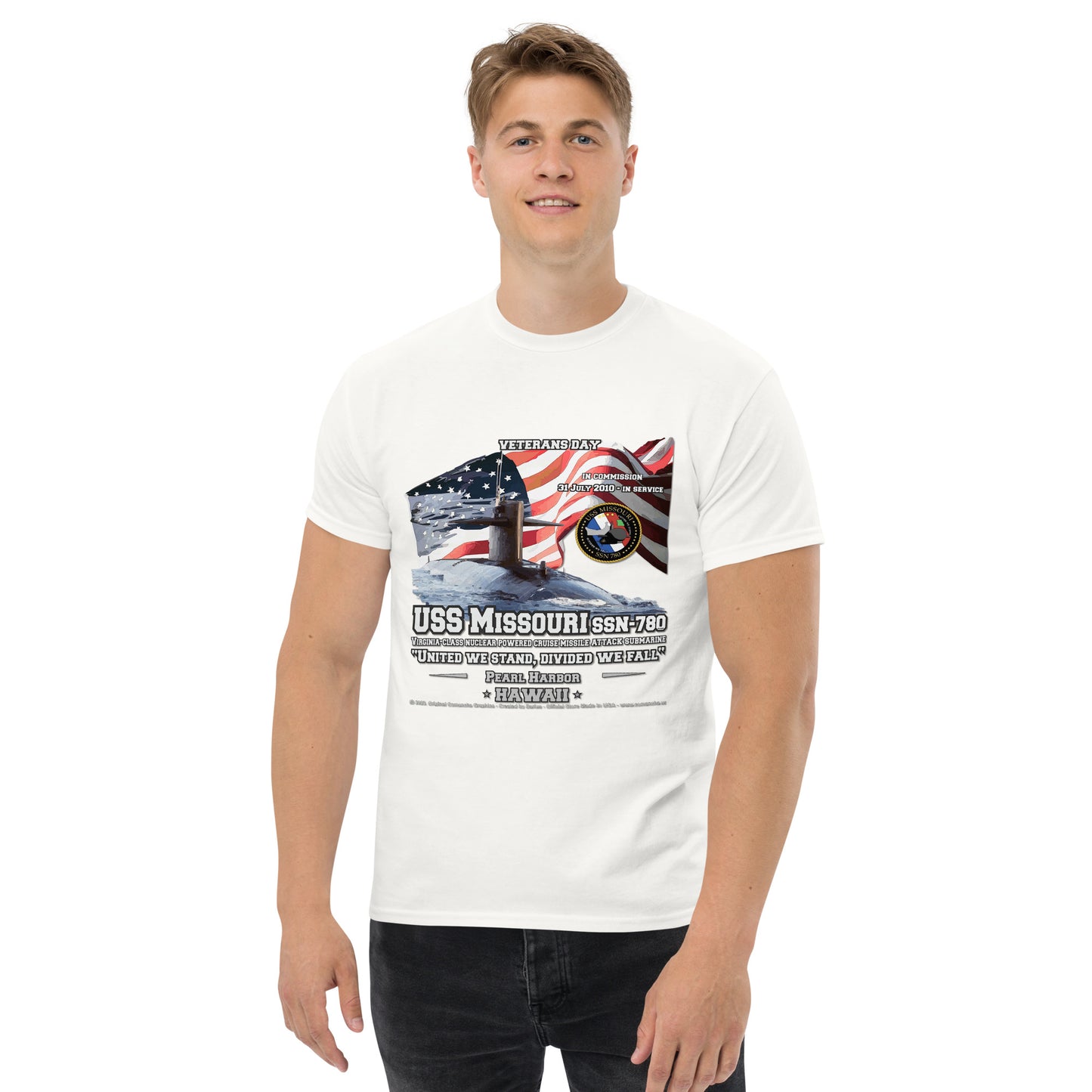 USS MISSOURI SSN-780 Submarine T-Shirt