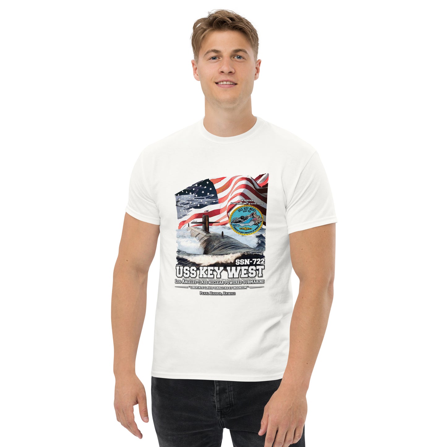 USS KEY WEST SSN-722 Submarine T-Shirt