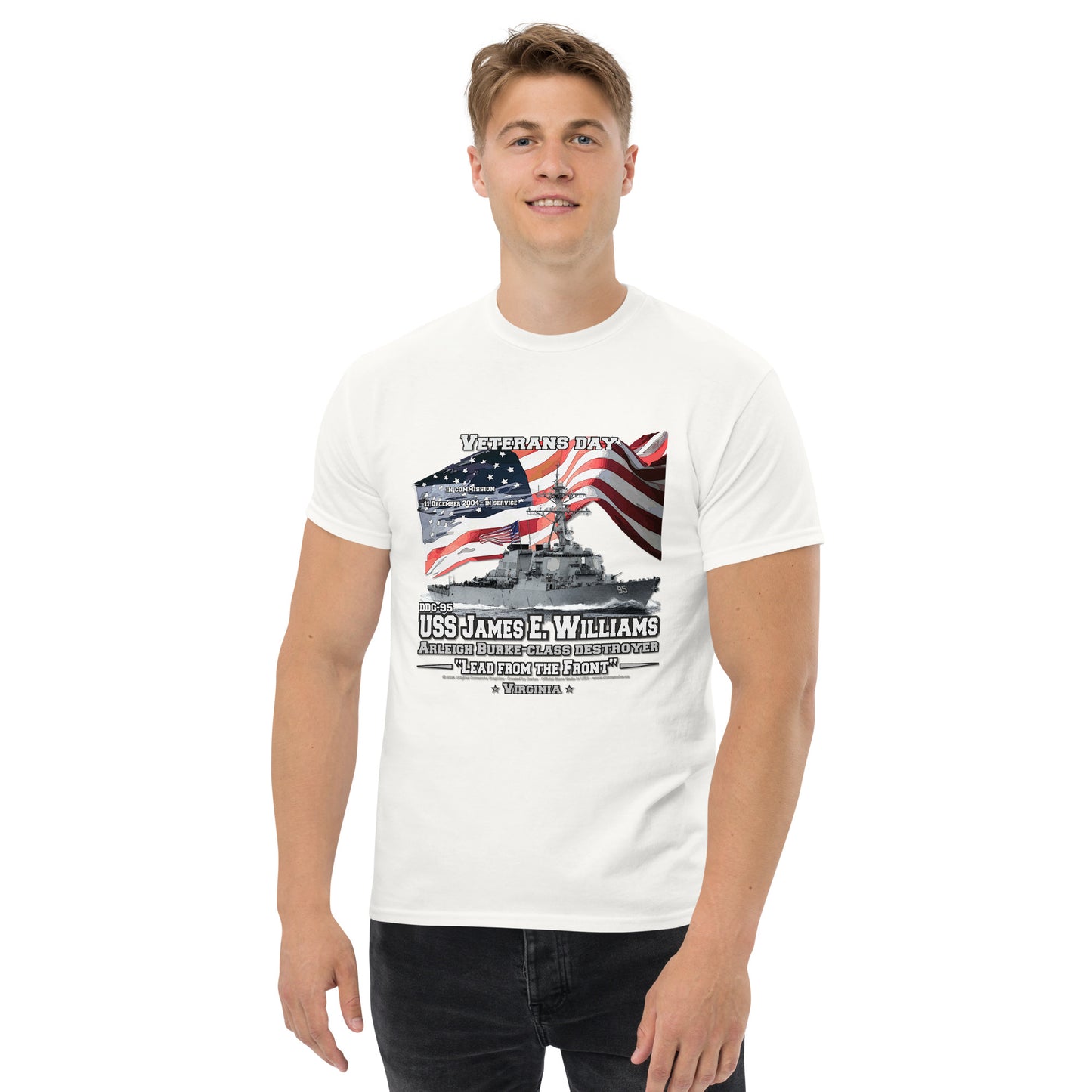 USS JAMES WILLIAMS DDG-95 Destroyer T-Shirt