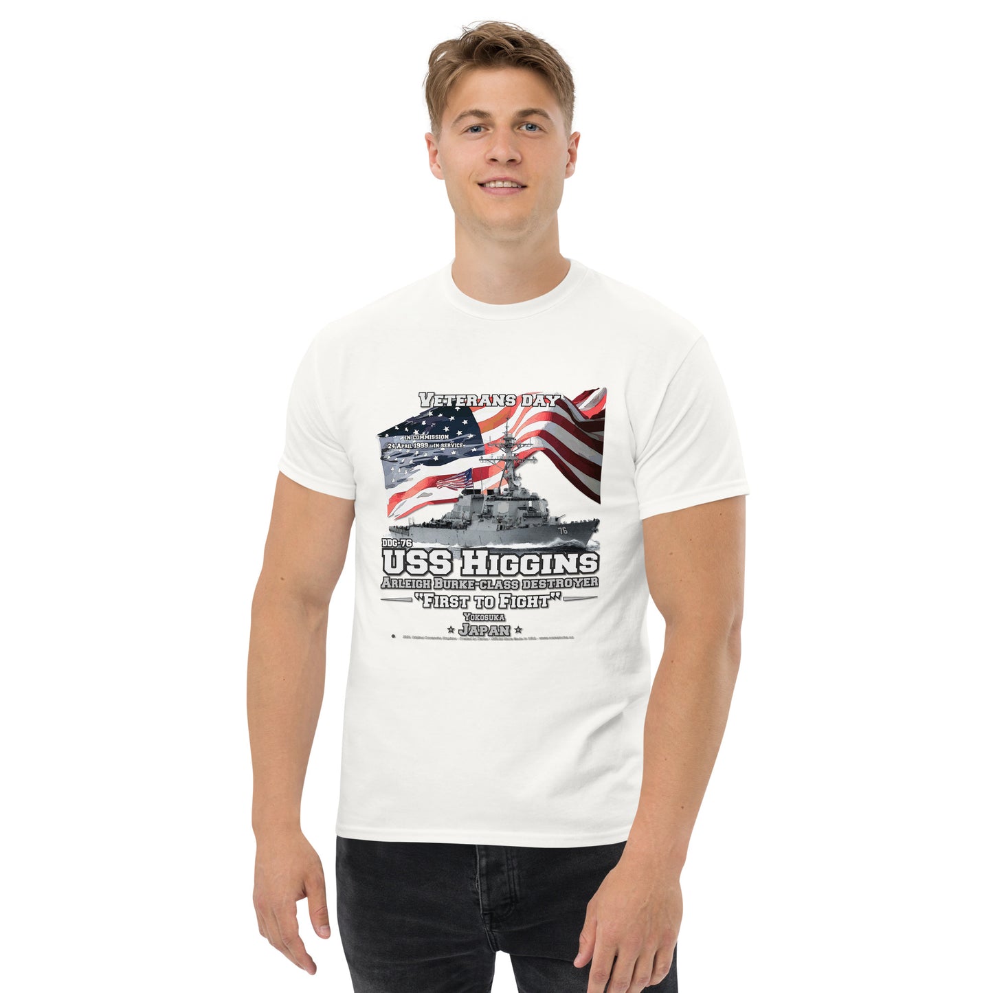 USS HIGGINS DDG-76 Destroyer T-Shirt
