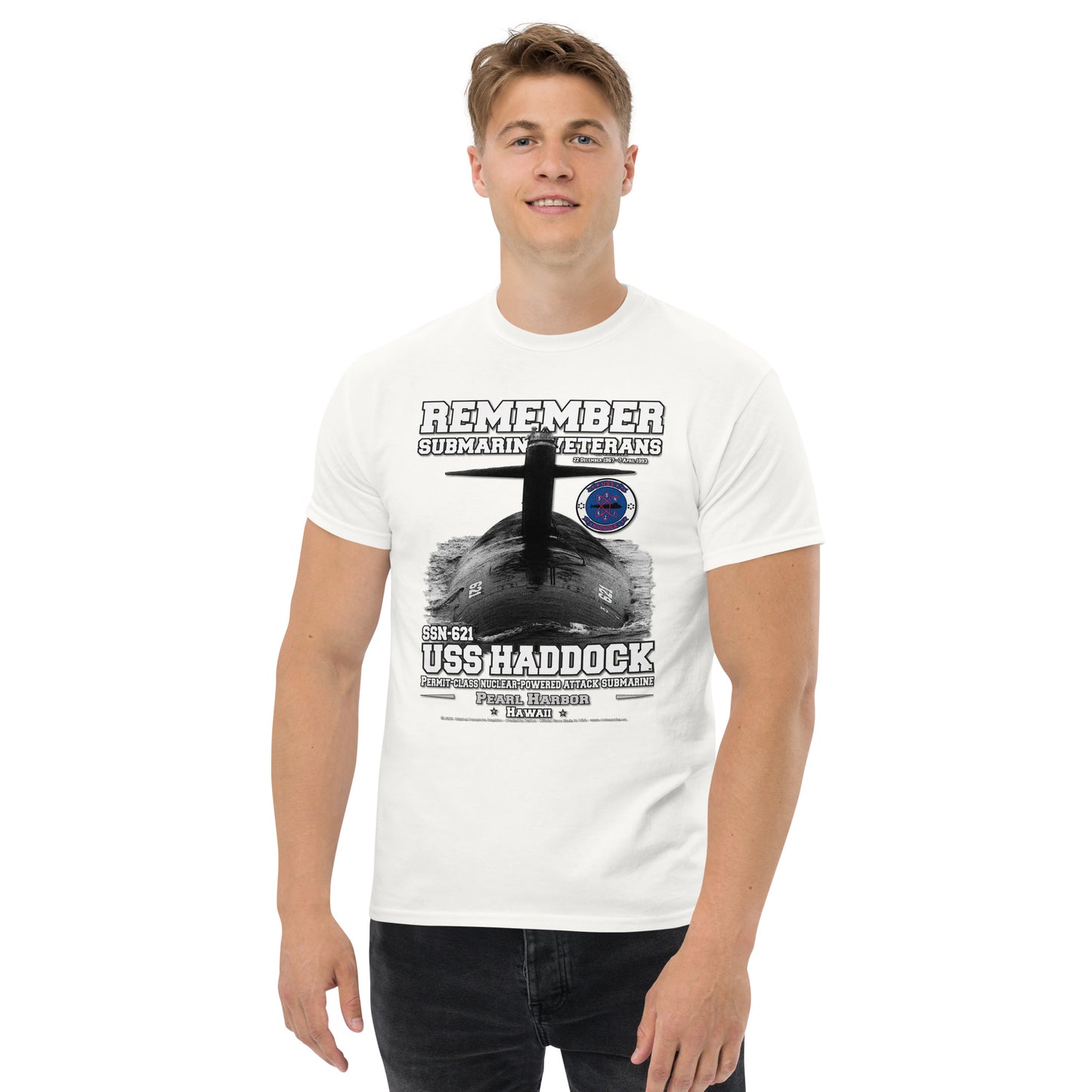 USS HADDOCK SSN-621 Shipmates T-shirt