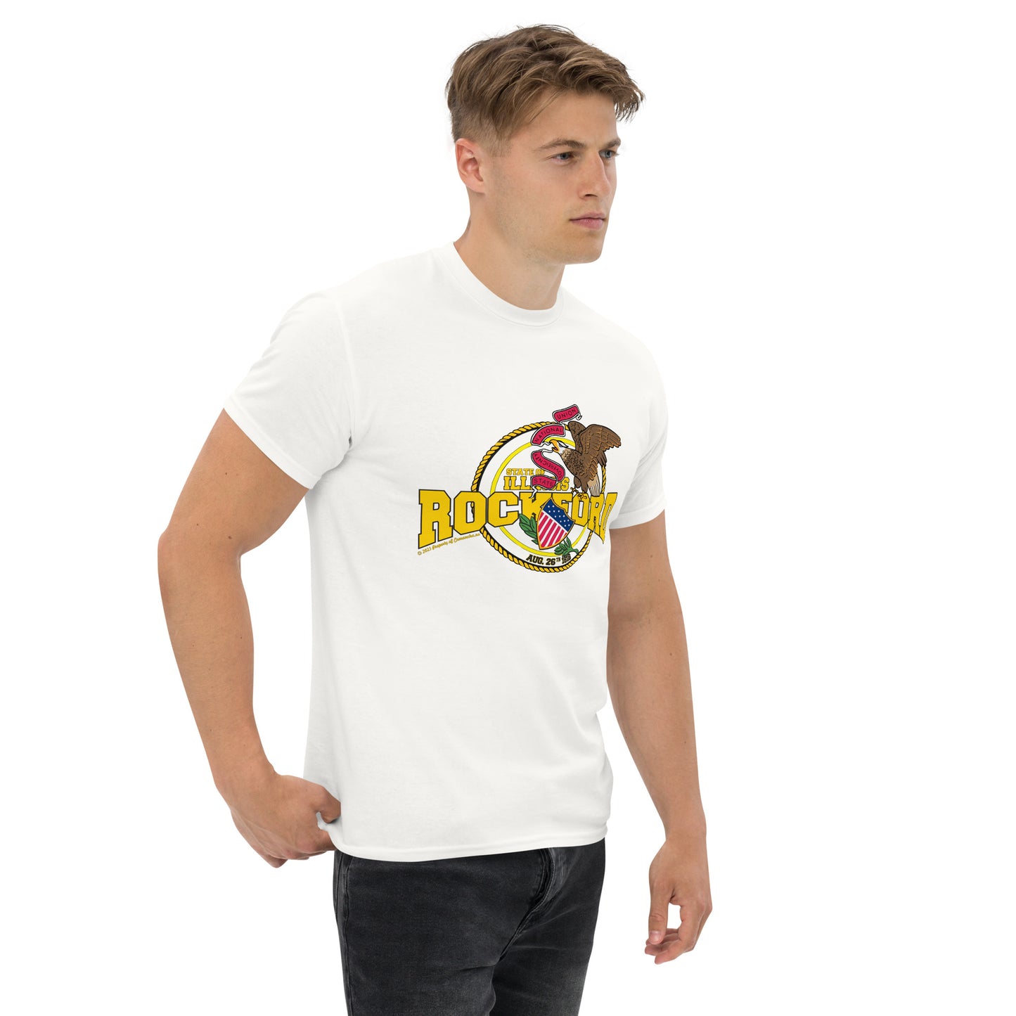 Rockford t-shirt, Illinois T-Shirt Comancha Graphics,