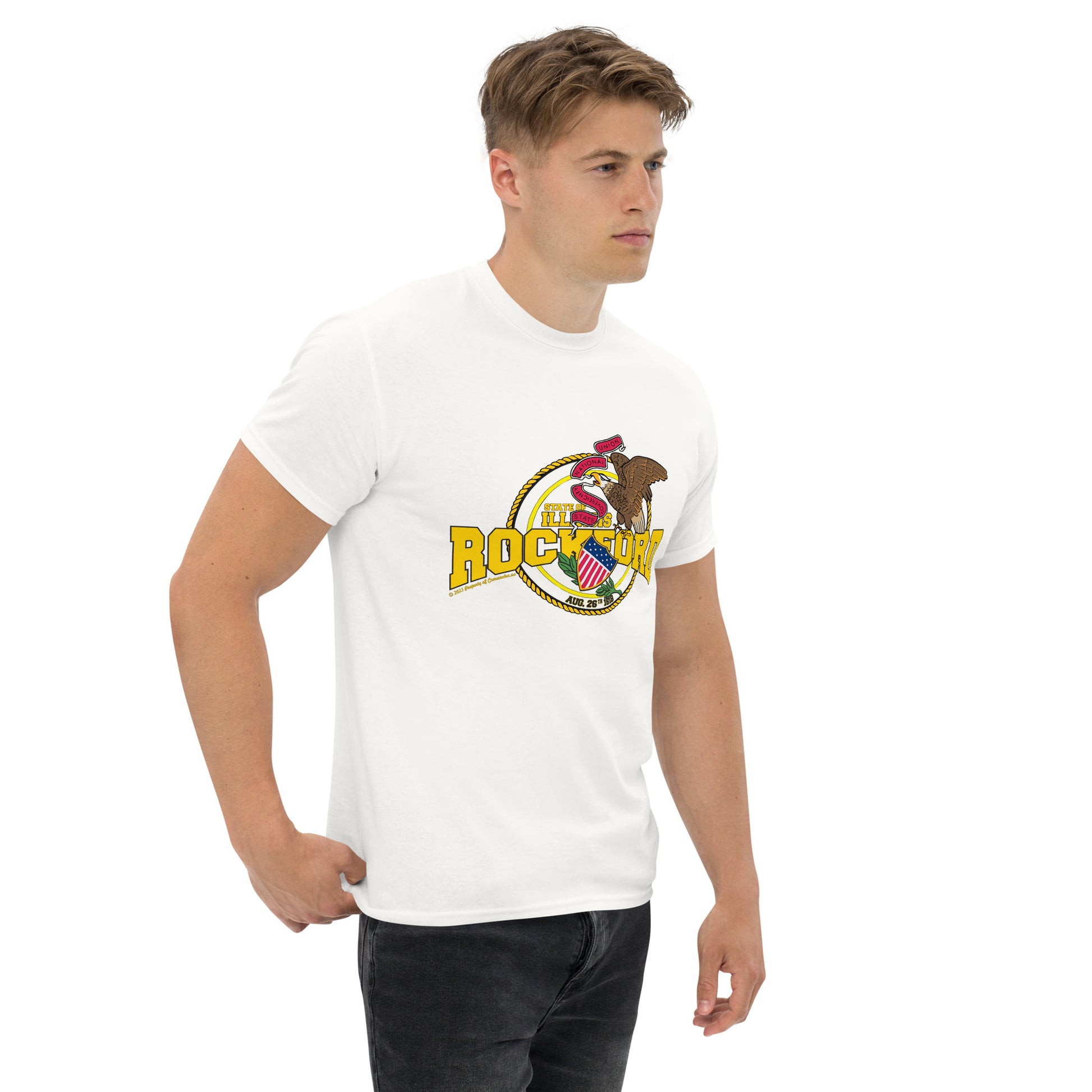 Rockford t-shirt, Illinois T-Shirt Comancha Graphics,