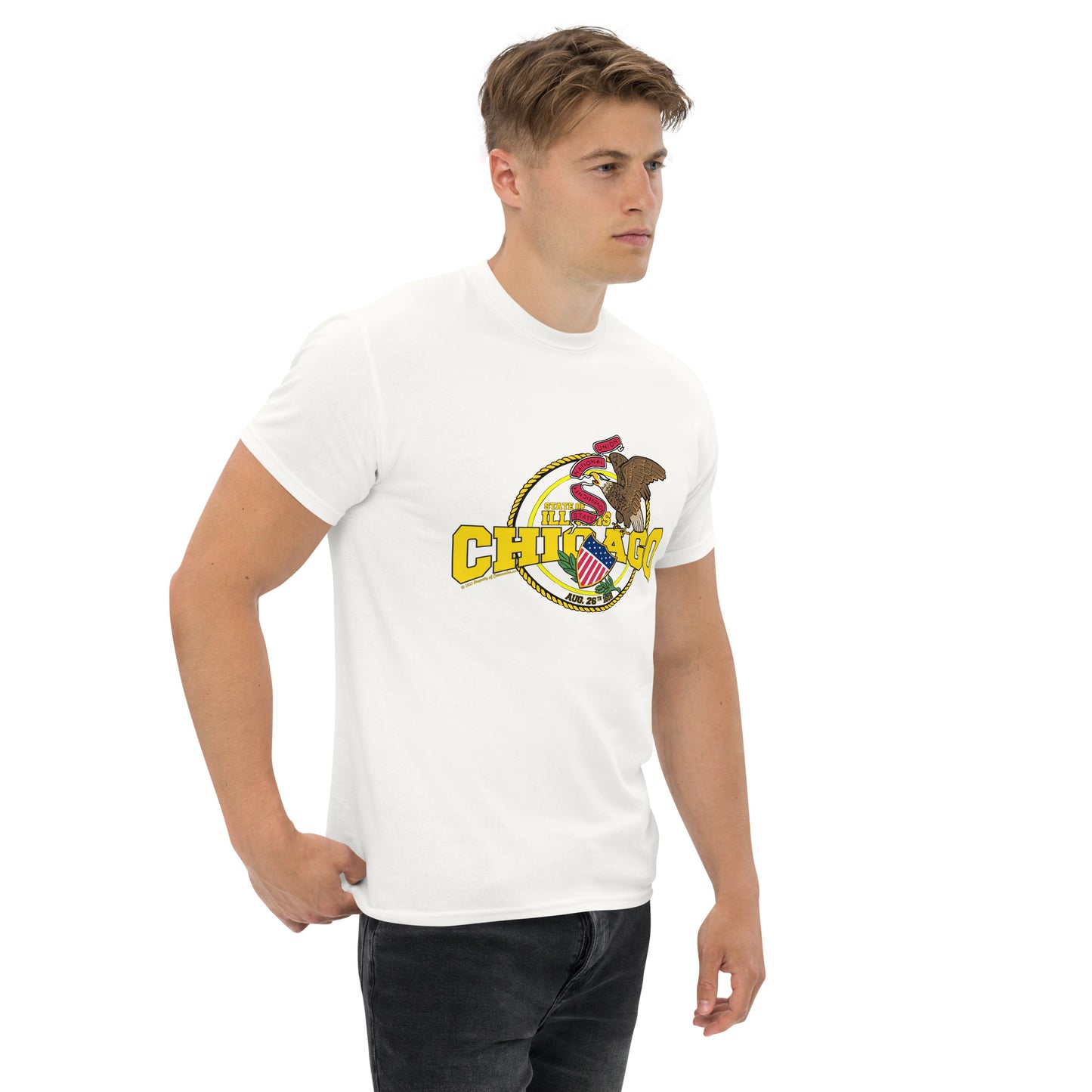 Chicago t-shirt, Illinois T-Shirt, Comancha Graphics,
