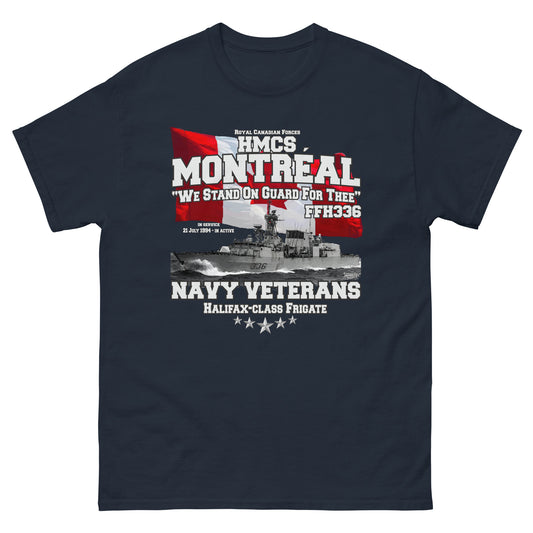 HMCS Montreal FFH336 frigate T-shirt, Comancha Store,