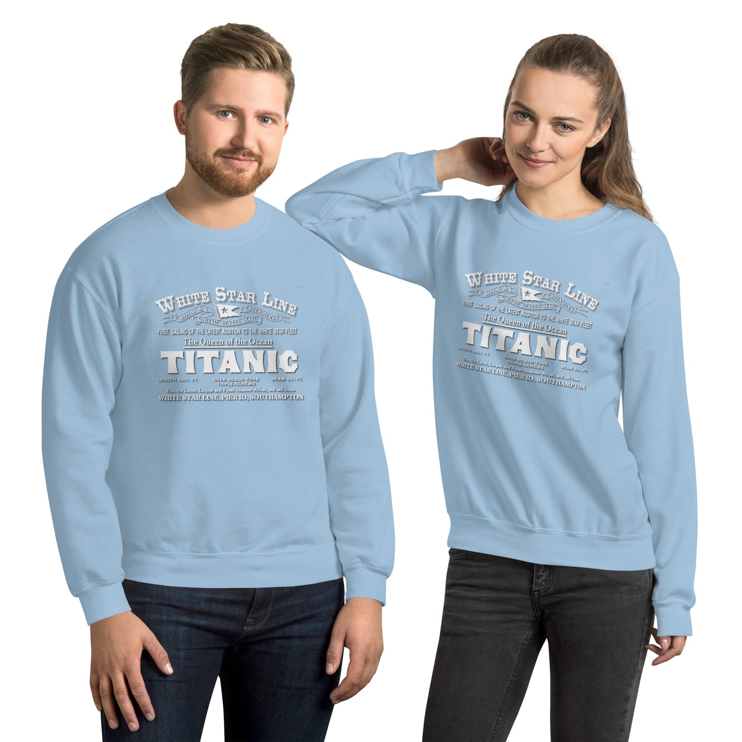 WHITE STAR -Titanic Unisex Sweatshirt