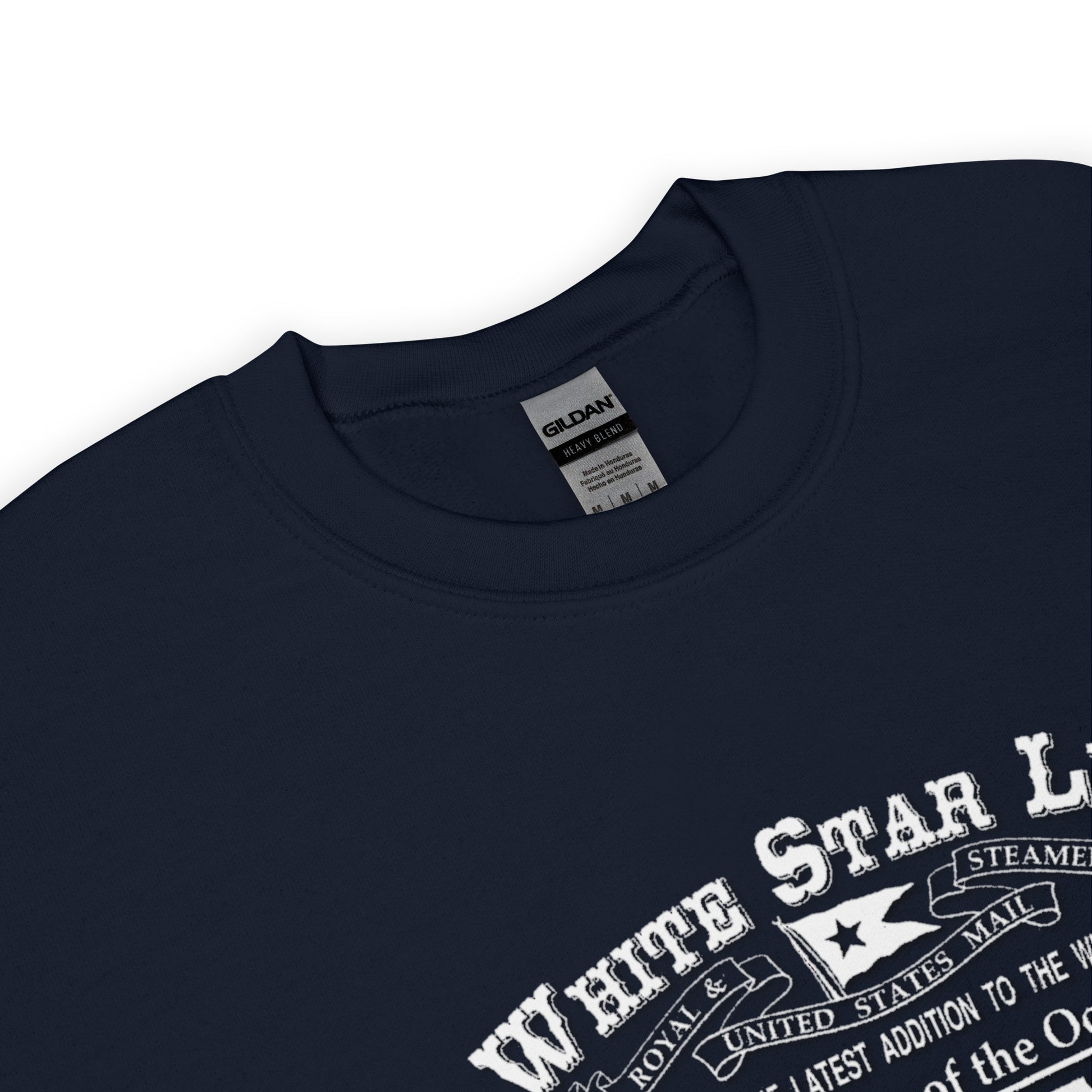 WHITE STAR -Titanic Unisex Sweatshirt, Comancha Swatshirt,