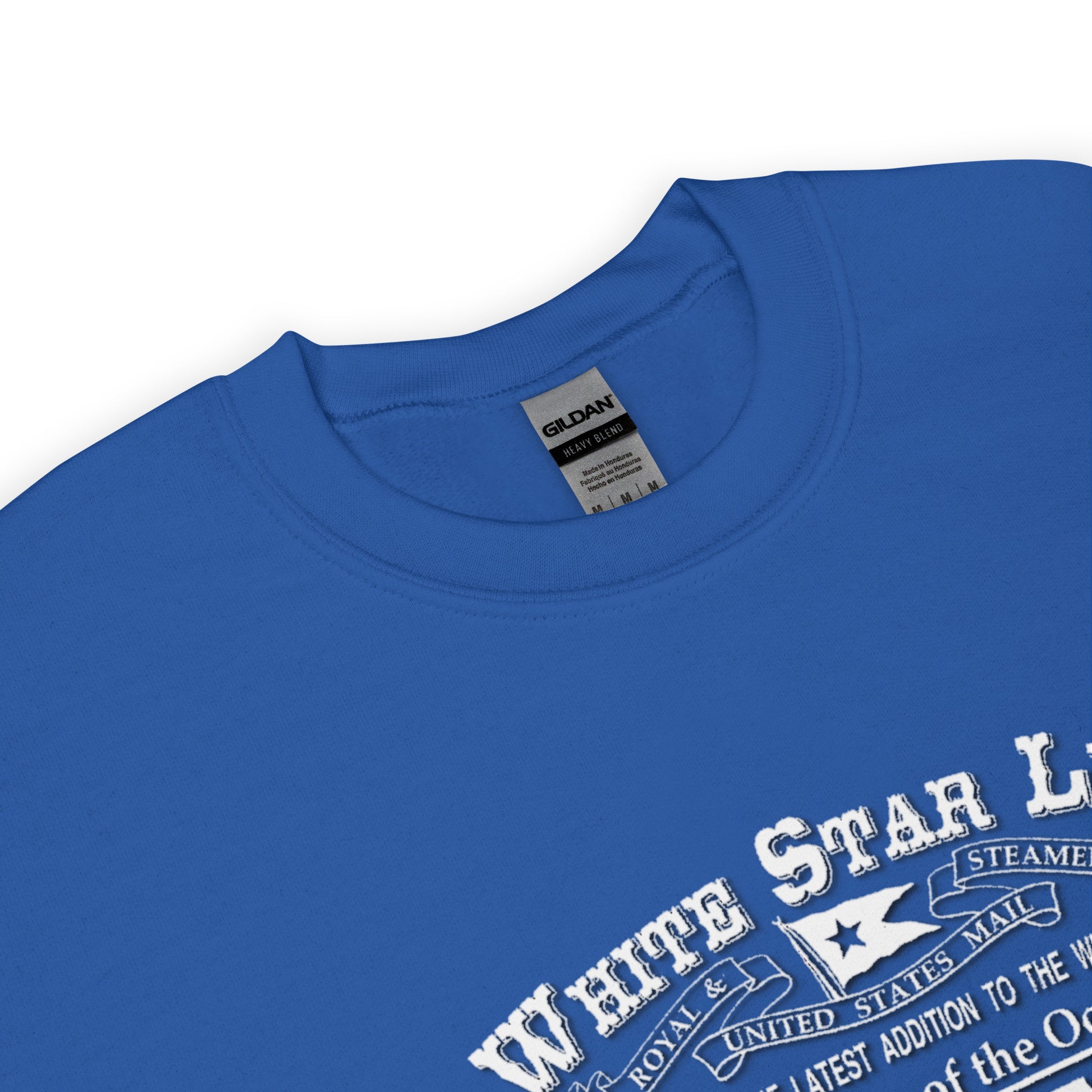 WHITE STAR -Titanic Unisex Sweatshirt, Comancha Swatshirt,