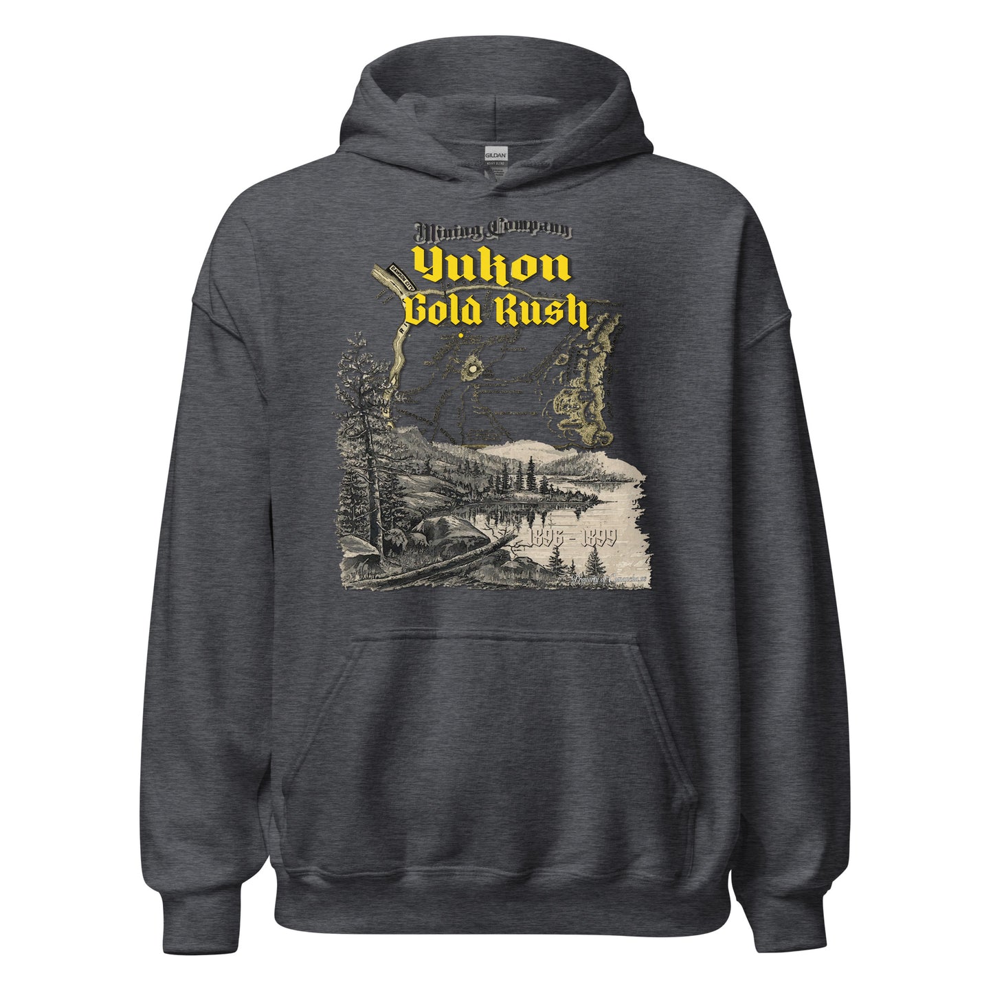YUKON Gold Rush Hoodie, Yukon Hoodie, Comancha T-shirt Store, gold rush t-shirt,gold rush hoodie, Yukon Sweatshirt,