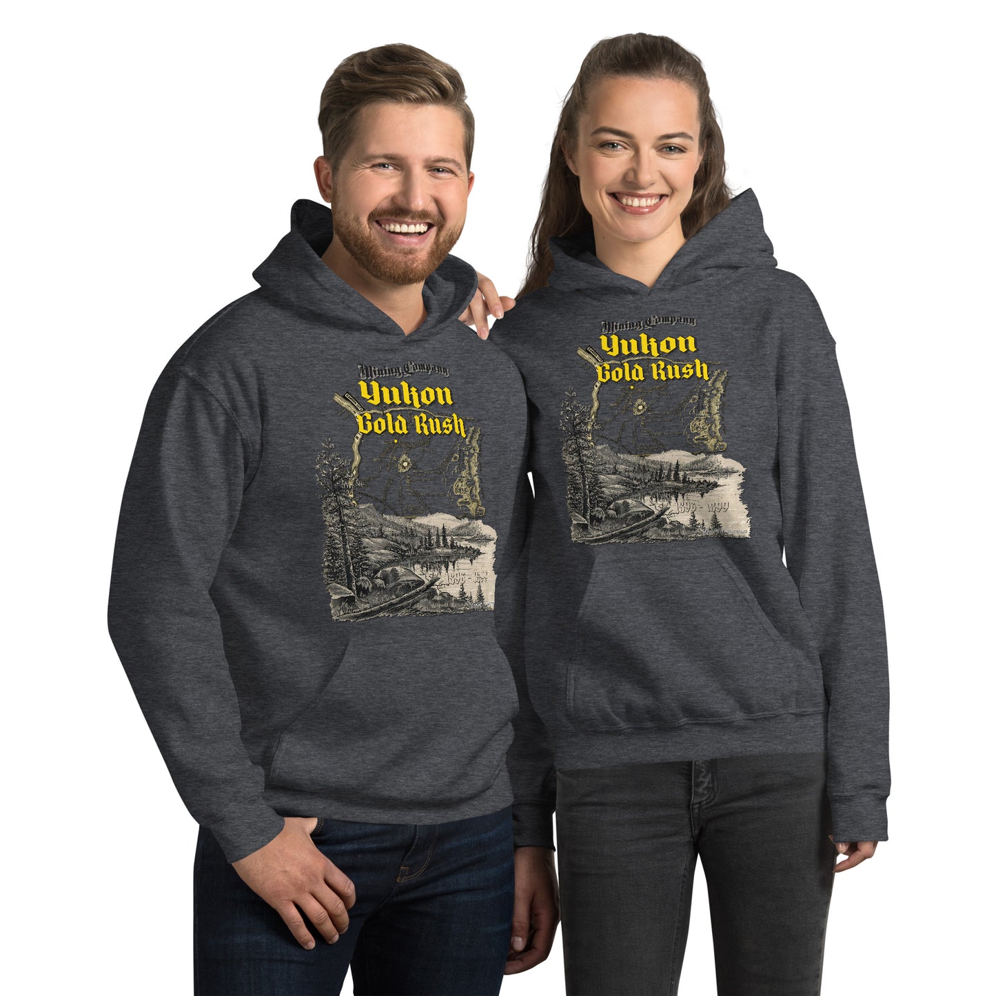 YUKON Gold Rush Hoodie, Yukon Hoodie, Comancha T-shirt Store, gold rush t-shirt,gold rush hoodie, Yukon Sweatshirt,