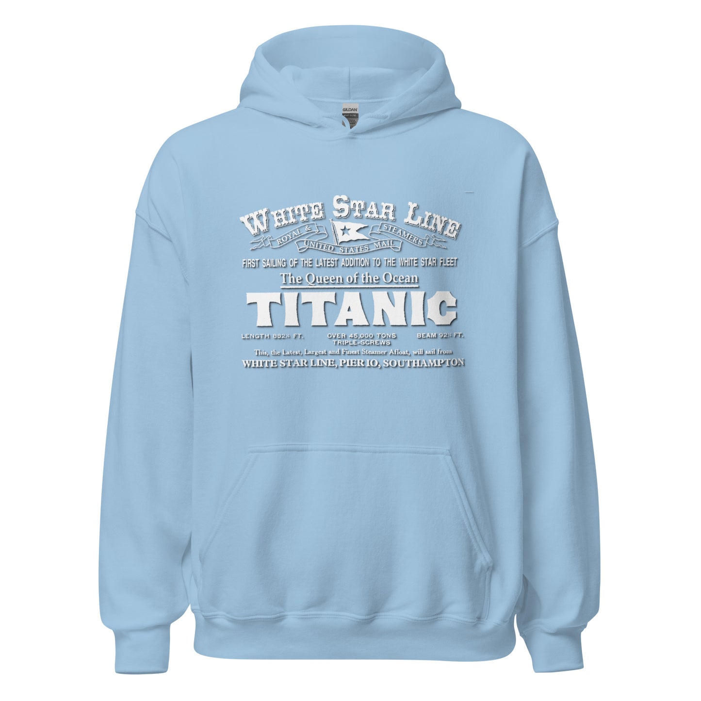 TITANIC - WHITE STAR LINE Unisex Hoodie,