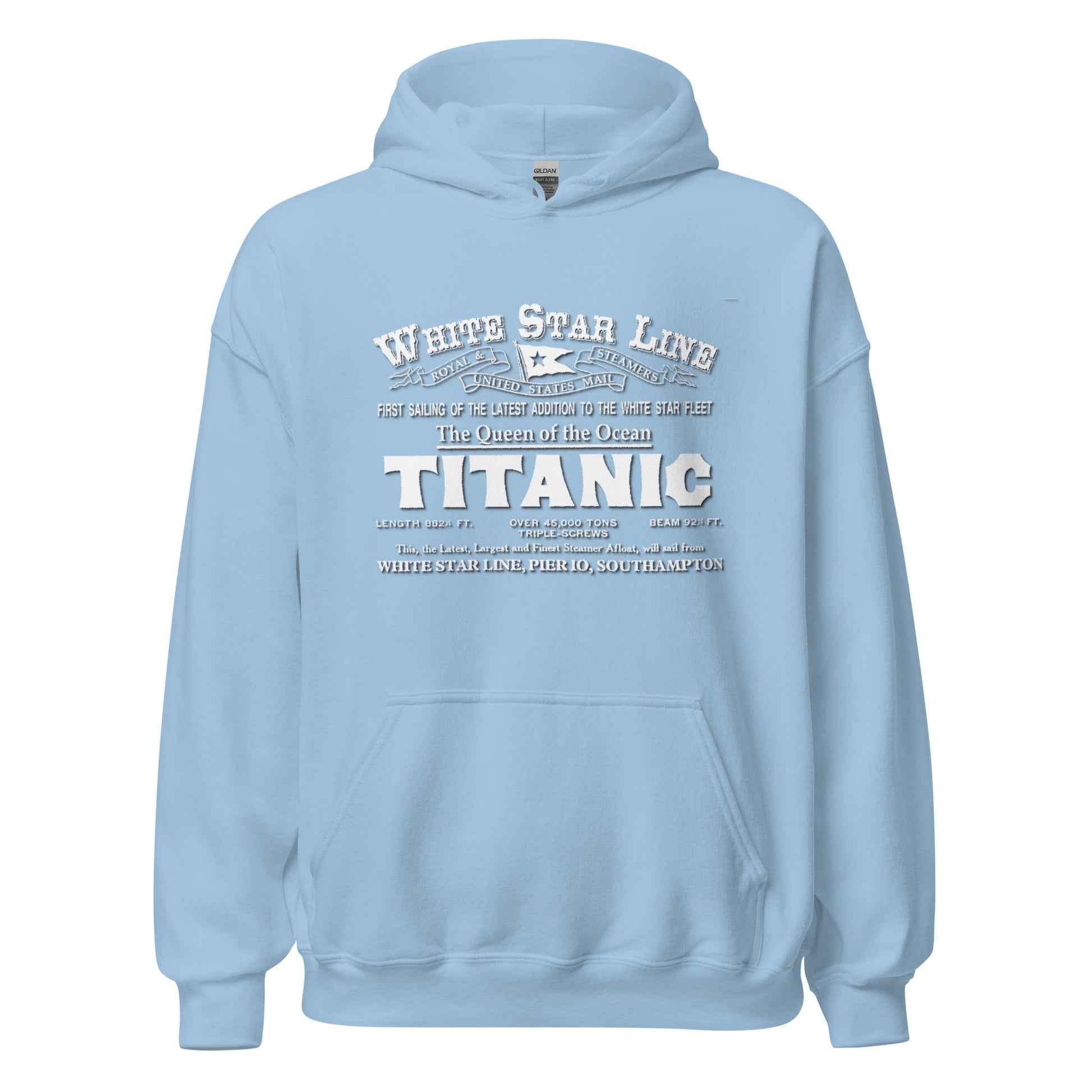 TITANIC - WHITE STAR LINE Unisex Hoodie,