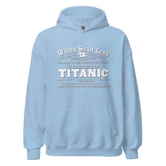 TITANIC - WHITE STAR LINE Unisex Hoodie,