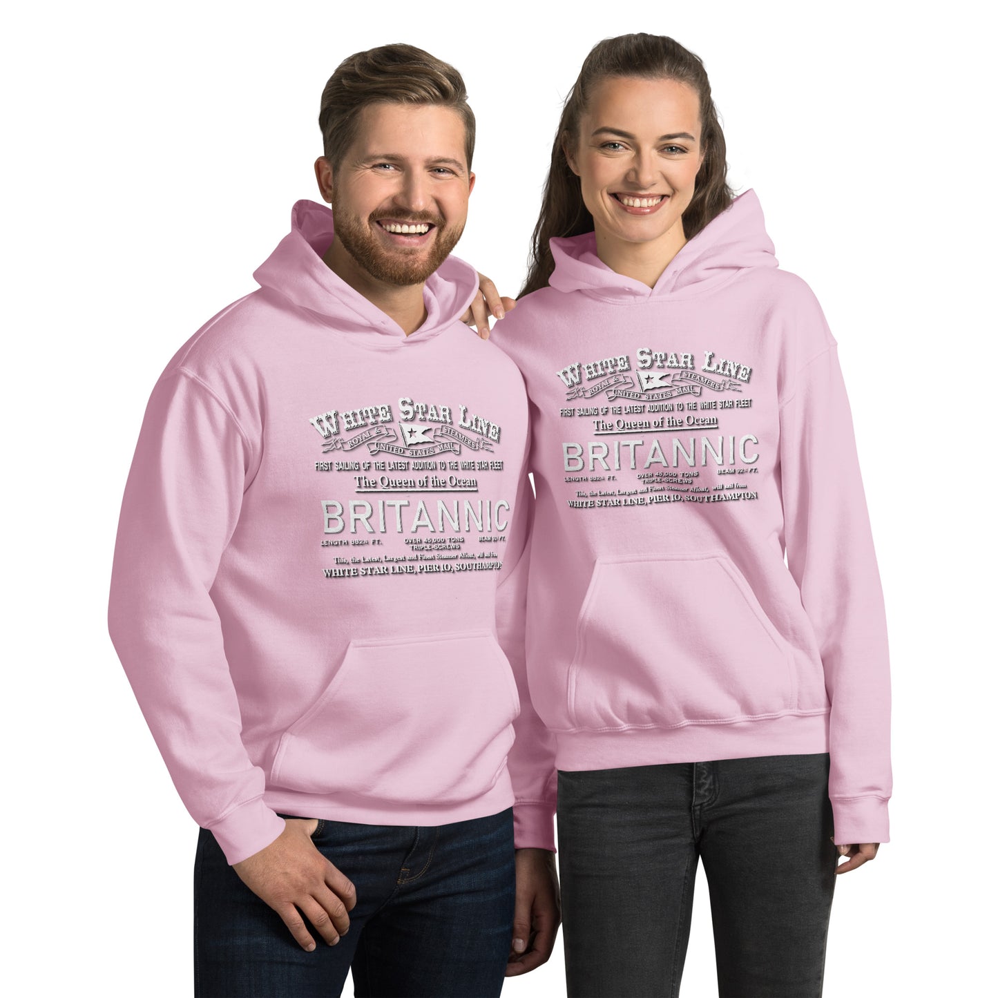 BRITANNIC sweatshirt, Comancha Graphics,BRITANNIC hoodie, White Star Line Unisex Hoodie,