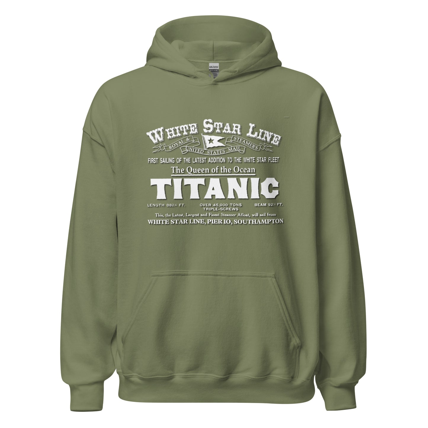 TITANIC - WHITE STAR LINE Unisex Hoodie,