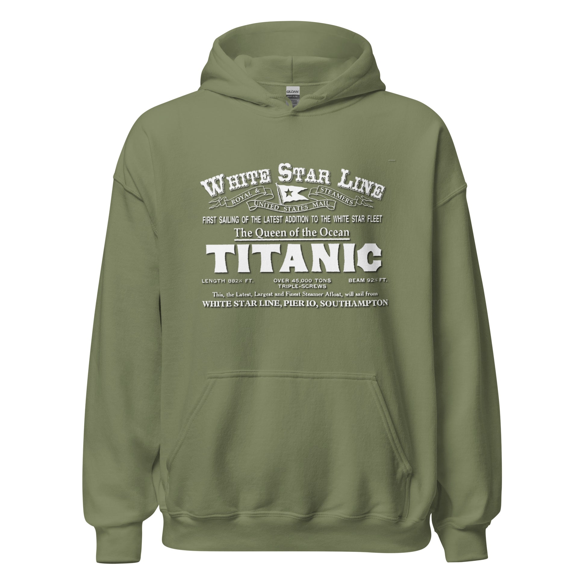 TITANIC - WHITE STAR LINE Unisex Hoodie,
