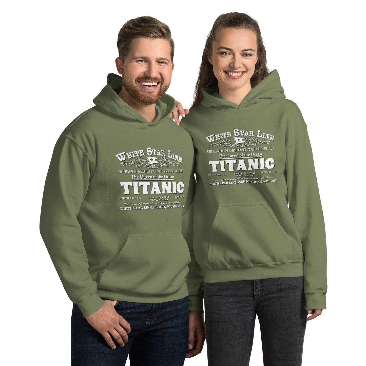 TITANIC - WHITE STAR LINE Unisex Hoodie,