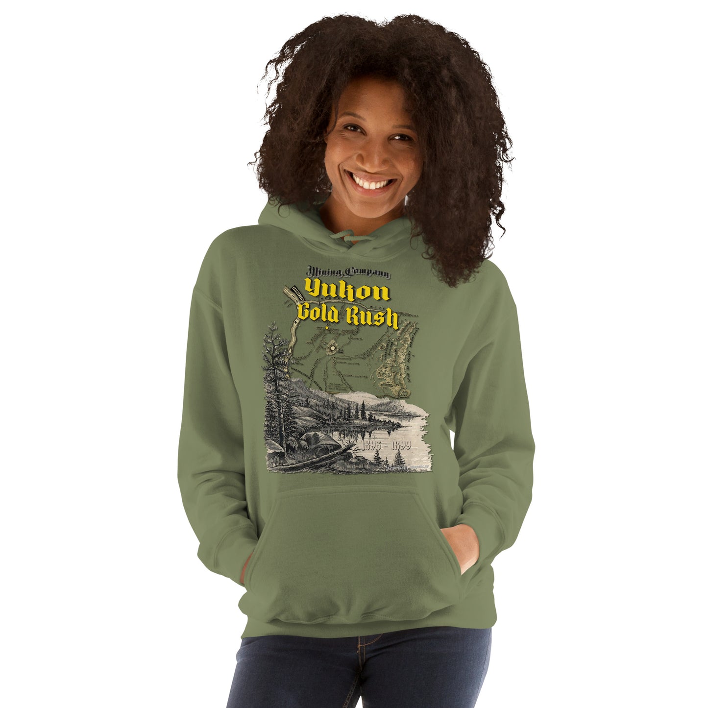 YUKON Gold Rush Hoodie, Yukon Hoodie, Comancha T-shirt Store, gold rush t-shirt,gold rush hoodie, Yukon Sweatshirt,