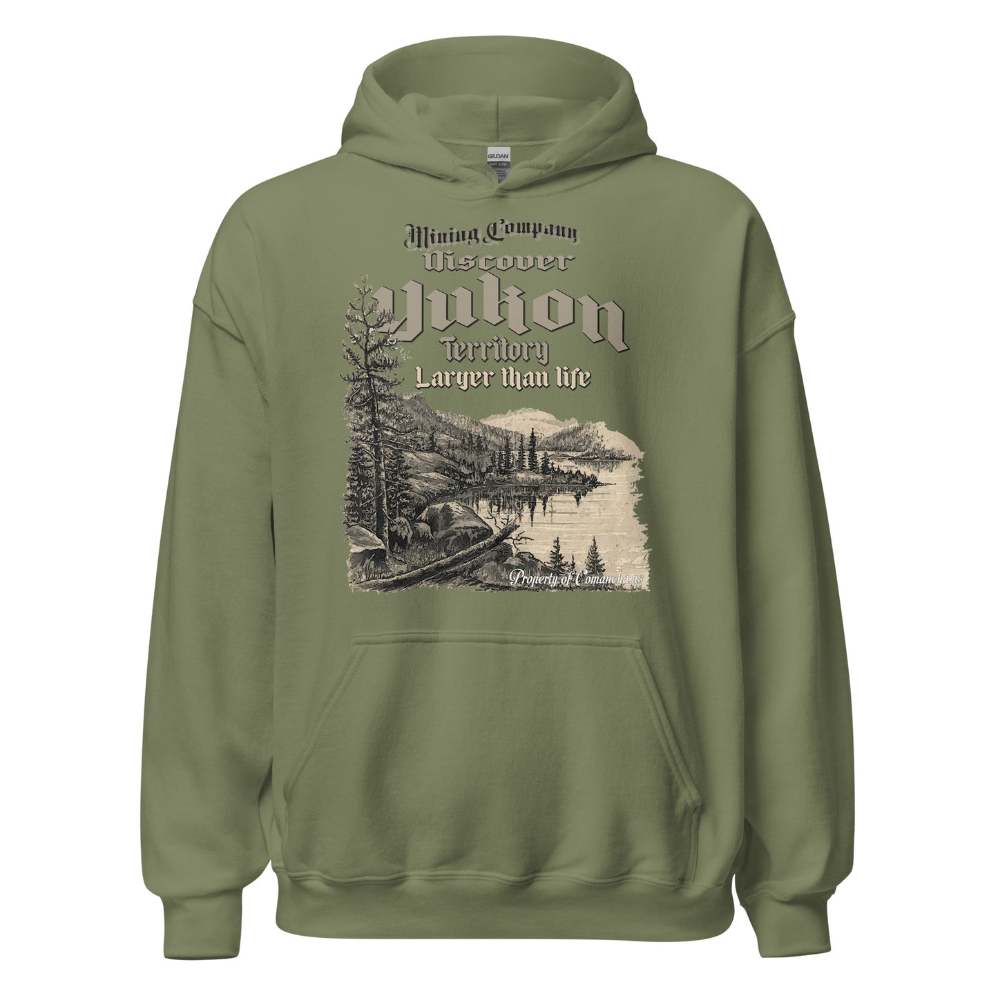 YUKON Gold Rush Hoodie, Yukon Hoodie, Comancha T-shirt Store, gold rush t-shirt,gold rush hoodie, Yukon Sweatshirt,