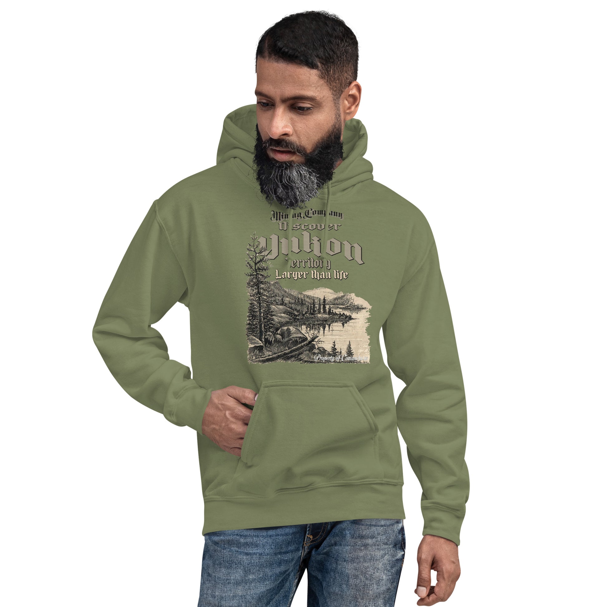 YUKON Gold Rush Hoodie, Yukon Hoodie, Comancha T-shirt Store, gold rush t-shirt,gold rush hoodie, Yukon Sweatshirt,