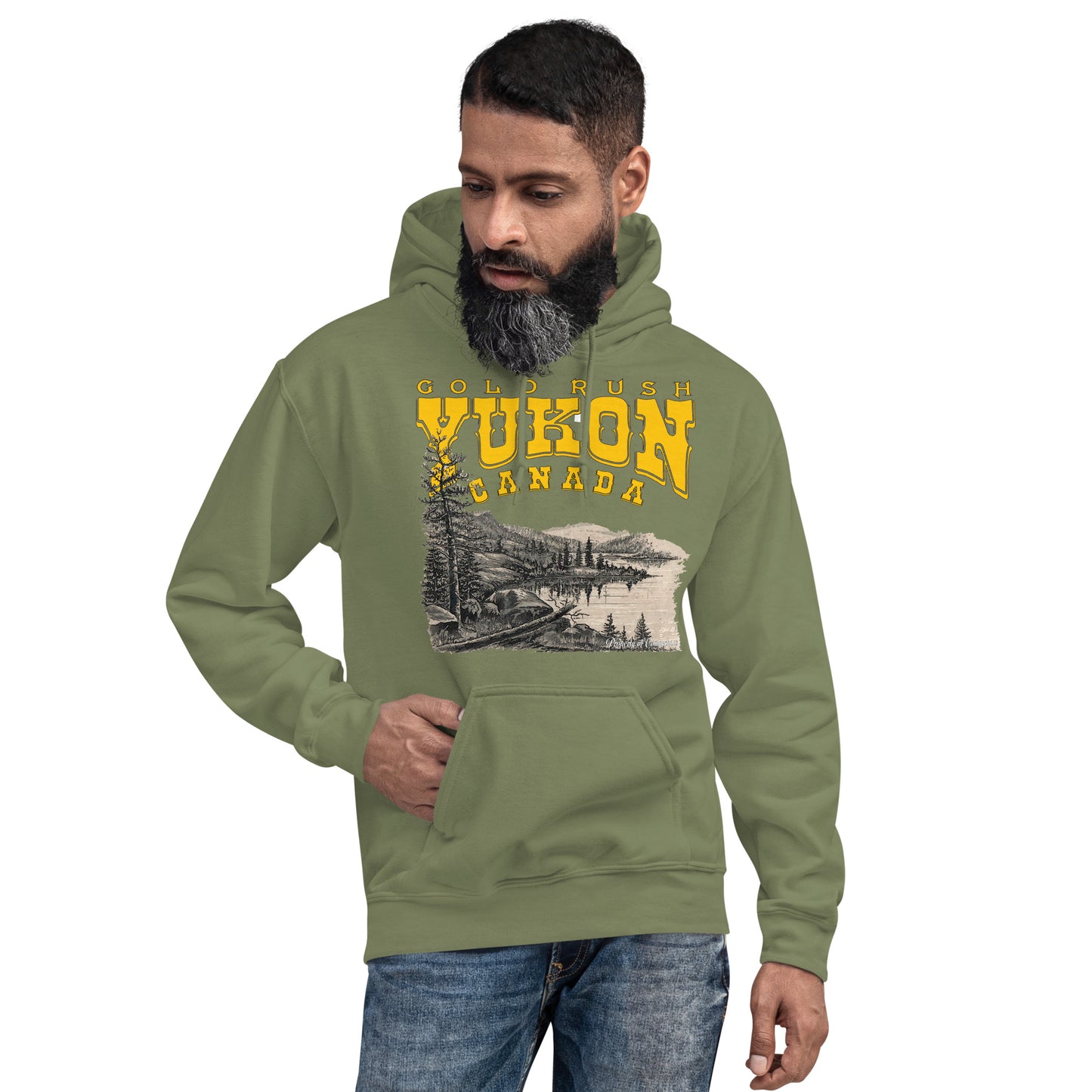 YUKON Gold Rush Hoodie, Yukon Hoodie, Comancha T-shirt Store, gold rush t-shirt,gold rush hoodie, Yukon Sweatshirt,