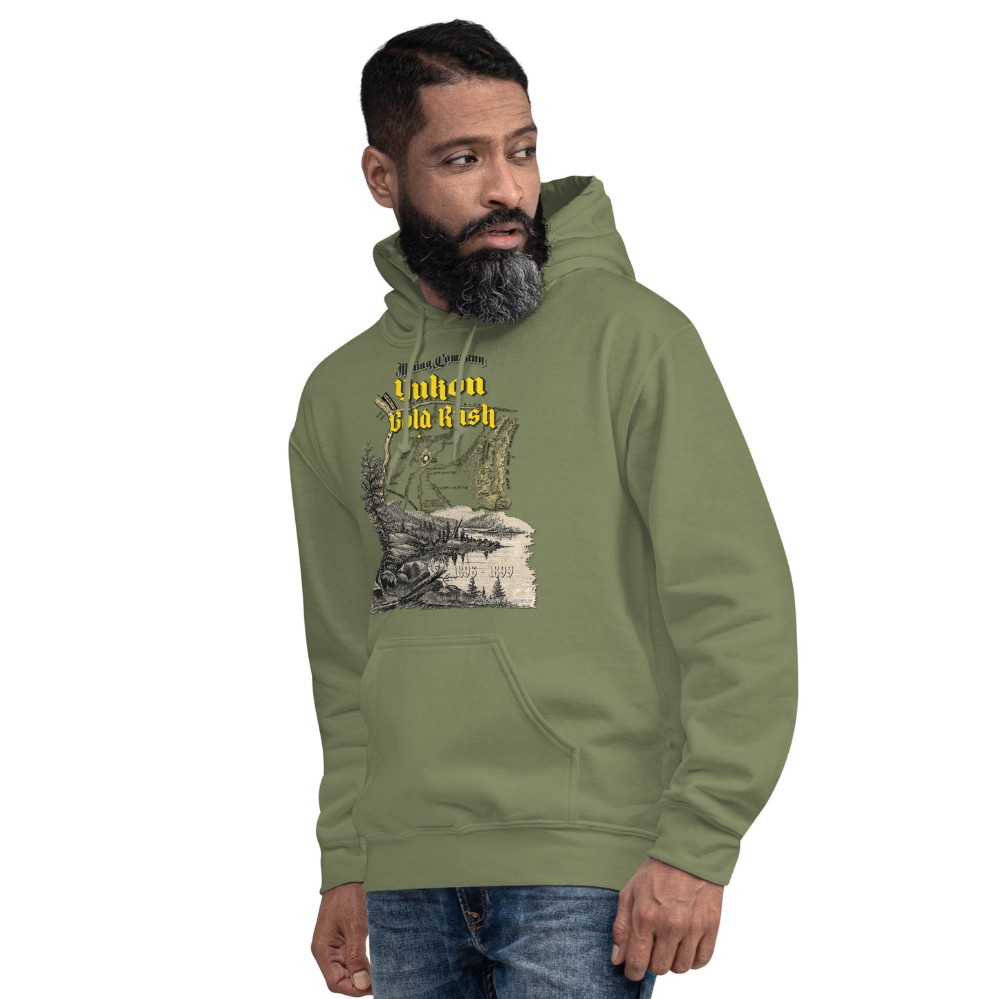 YUKON Gold Rush Hoodie, Yukon Hoodie, Comancha T-shirt Store, gold rush t-shirt,gold rush hoodie, Yukon Sweatshirt,