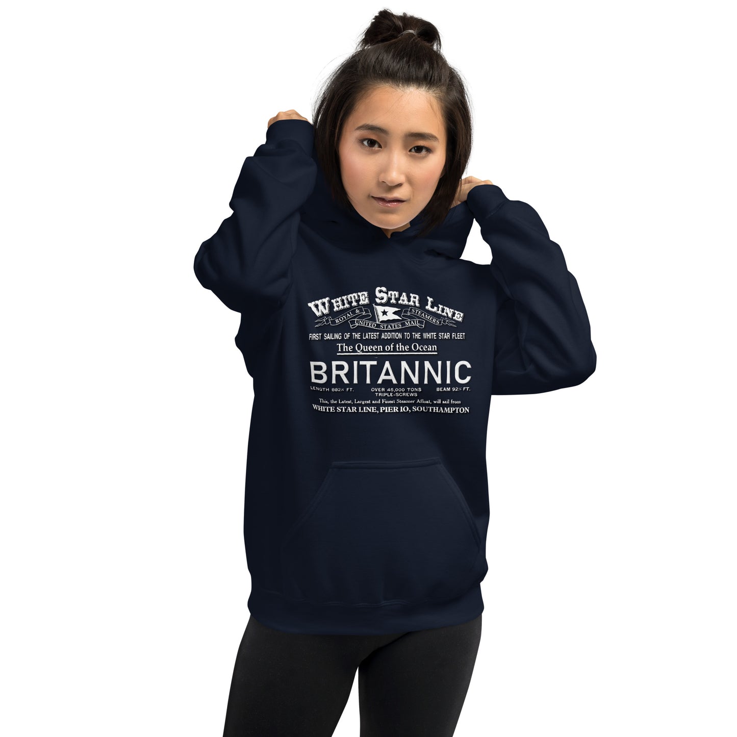 BRITANNIC sweatshirt, Comancha Graphics,BRITANNIC hoodie, White Star Line Unisex Hoodie,