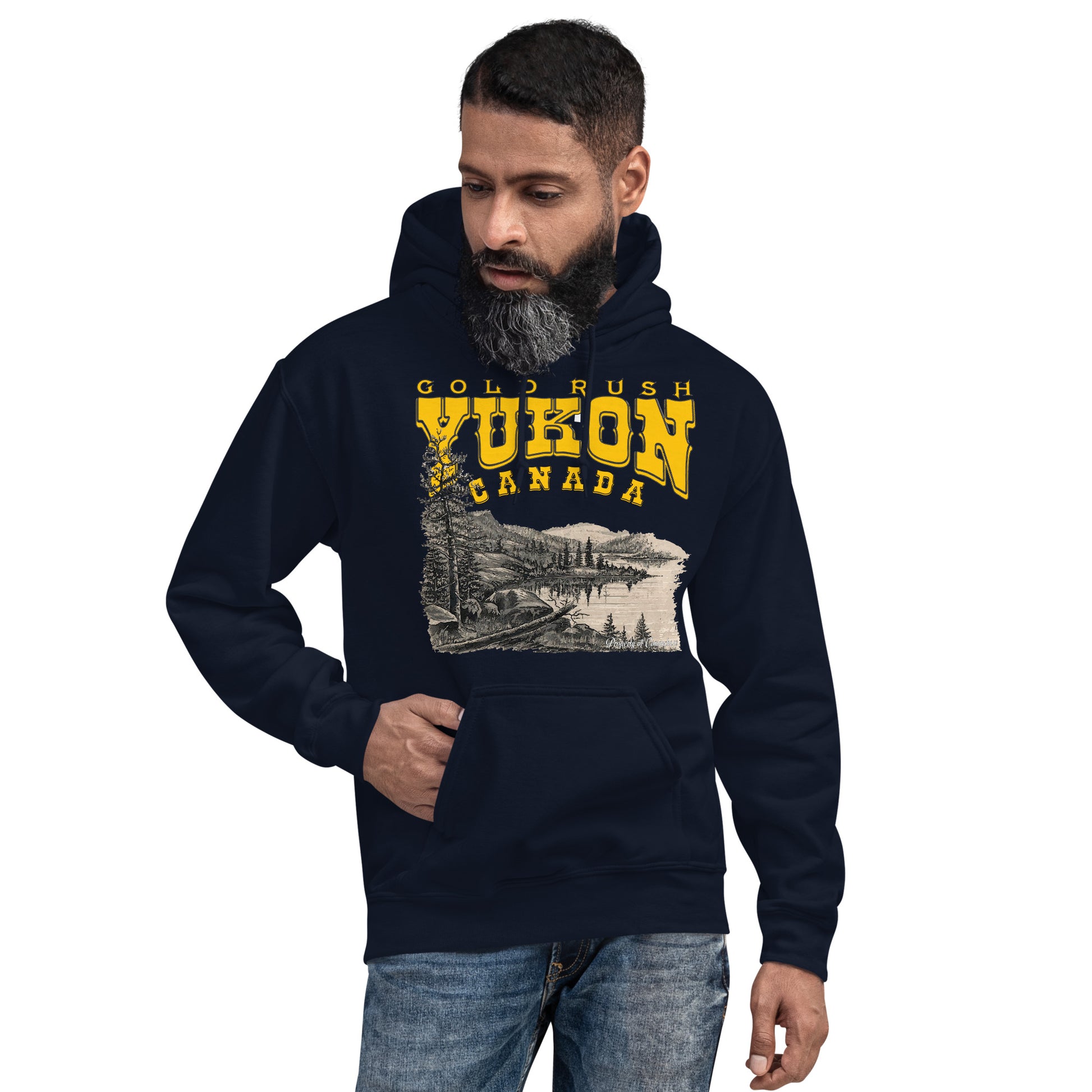 YUKON Gold Rush Hoodie, Yukon Hoodie, Comancha T-shirt Store, gold rush t-shirt,gold rush hoodie, Yukon Sweatshirt,