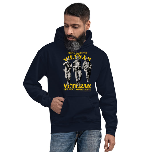 Proud Daughter of a Vietnam Veteran Hoodie, Vietnam Veteran Hoodie, vietnam war, us army hoodie, Veterans hoodie,comancha store,