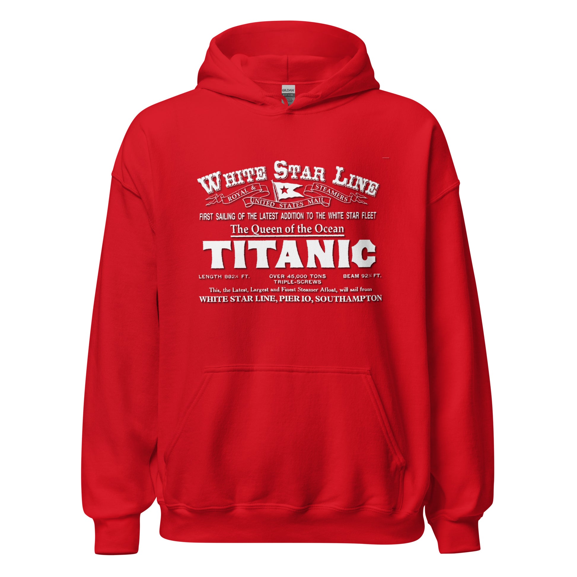 TITANIC - WHITE STAR LINE Unisex Hoodie, comancha graphics,