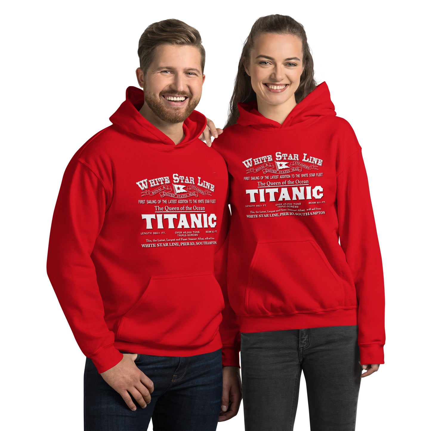 TITANIC - WHITE STAR LINE Unisex Hoodie,
