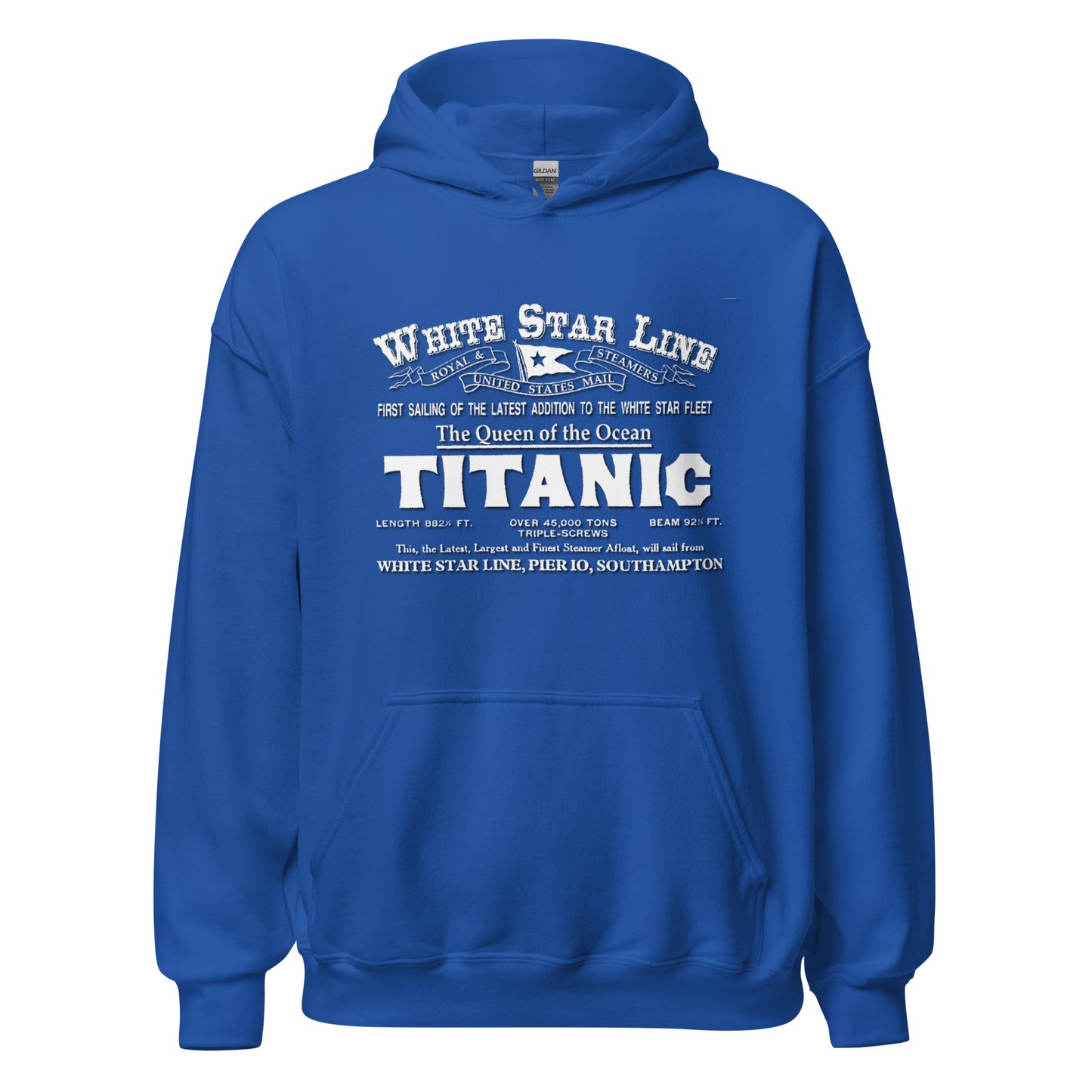 TITANIC - WHITE STAR LINE Unisex Hoodie,